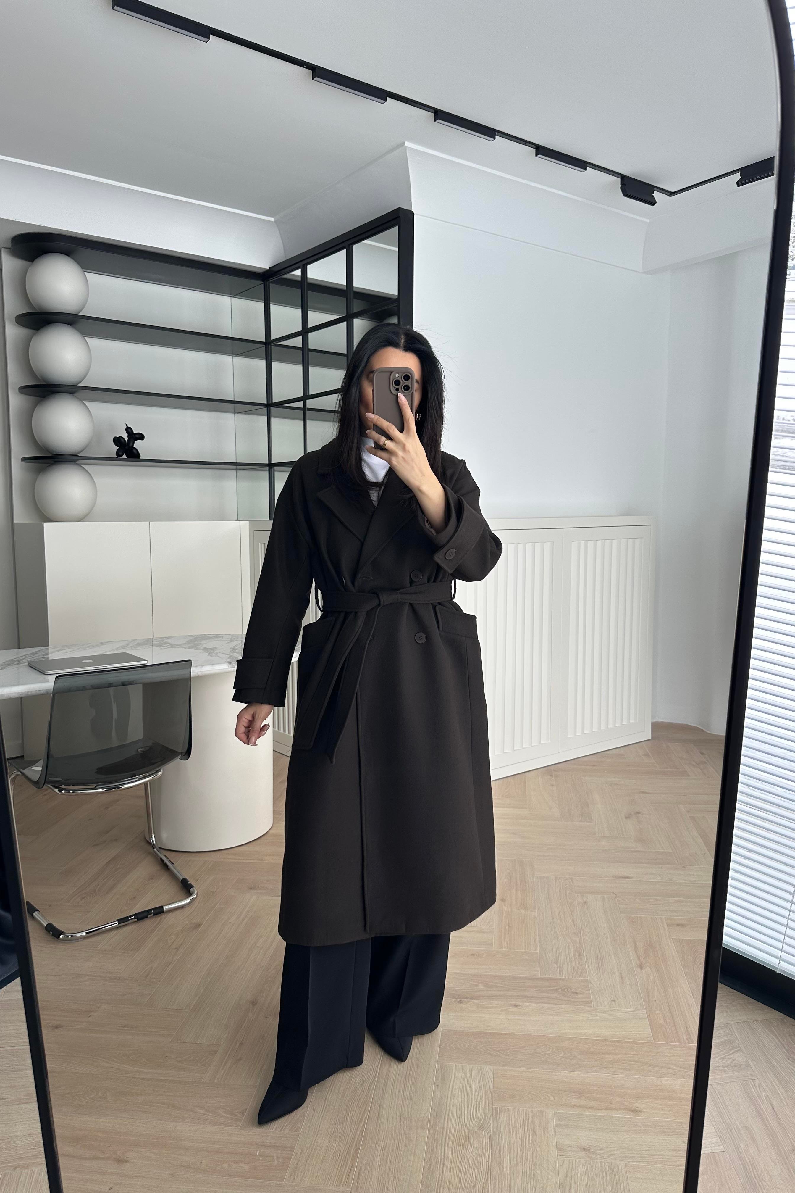 Acı Kahve Tokyo Model Premium Kaşe Kaban