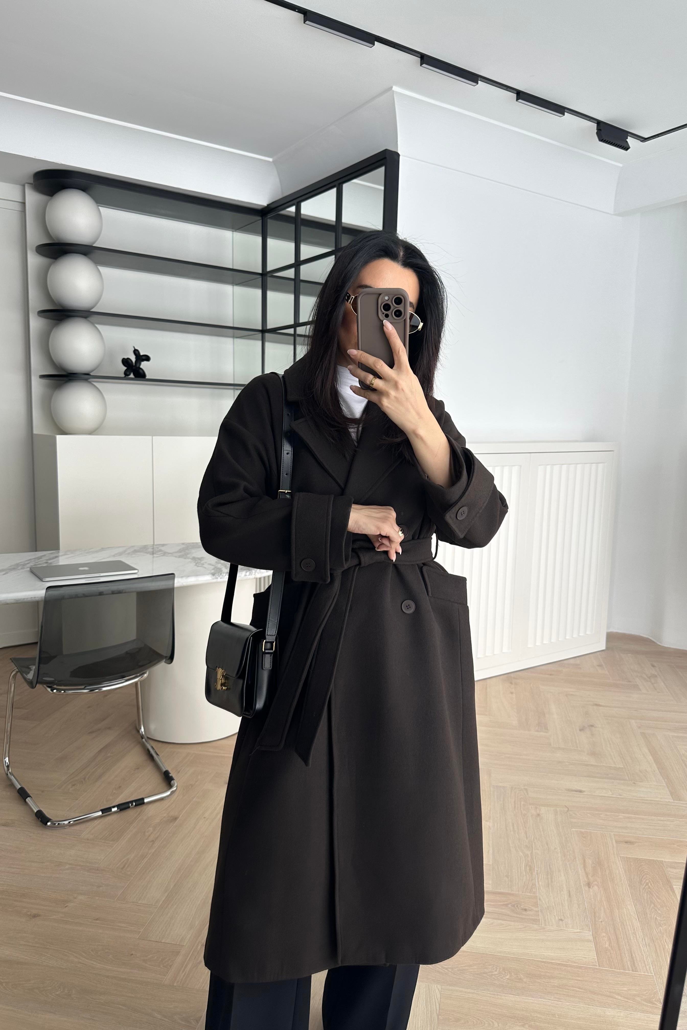 Acı Kahve Tokyo Model Premium Kaşe Kaban