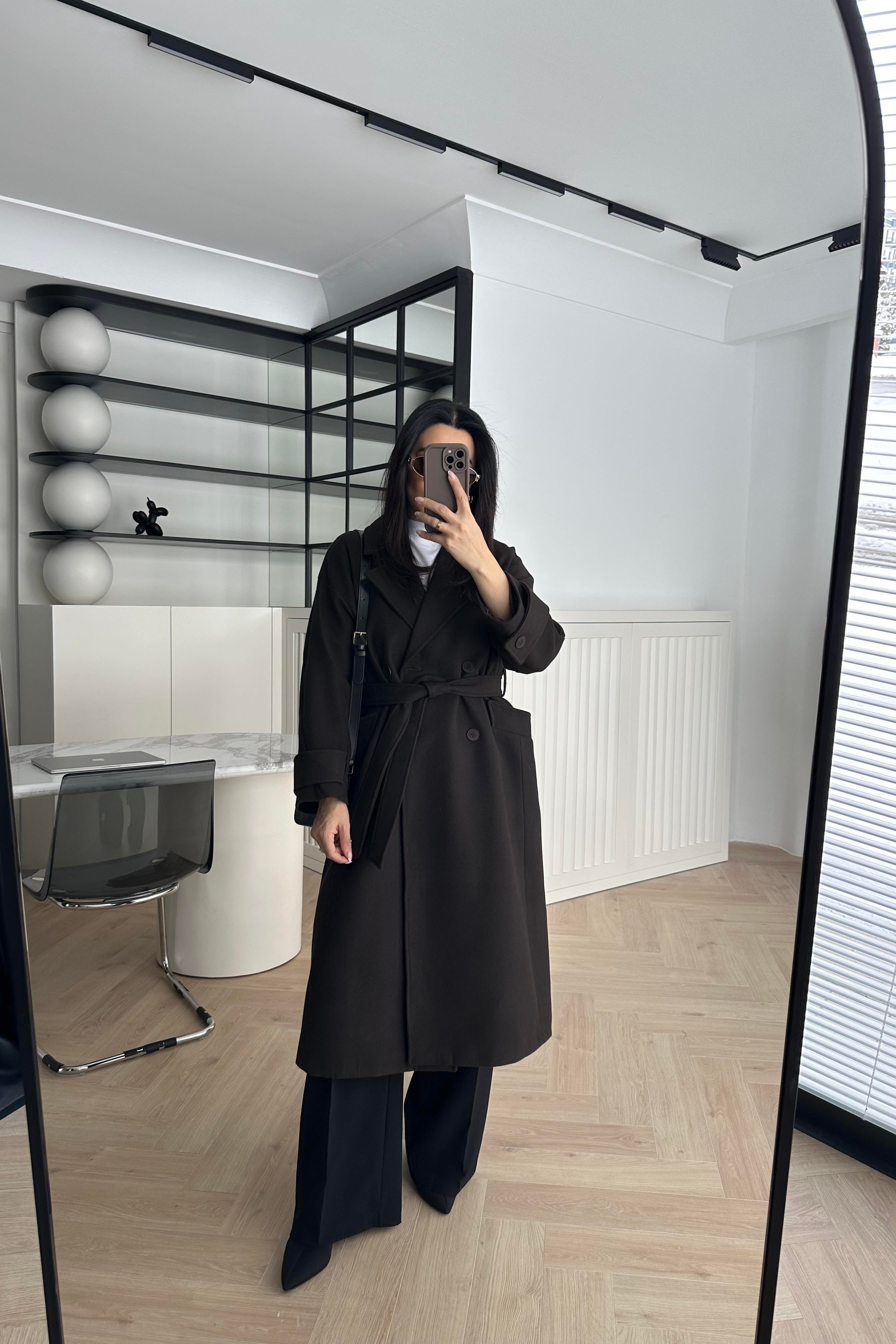 Acı Kahve Tokyo Model Premium Kaşe Kaban