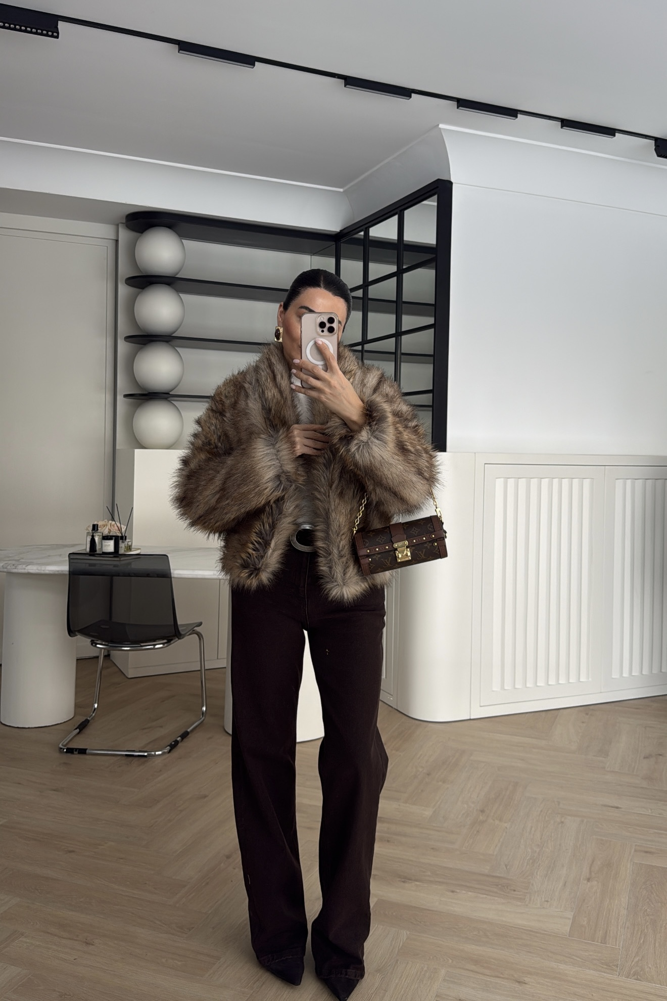 ASTARLI RENK GEÇİŞLİ KÜRK CAMEL 