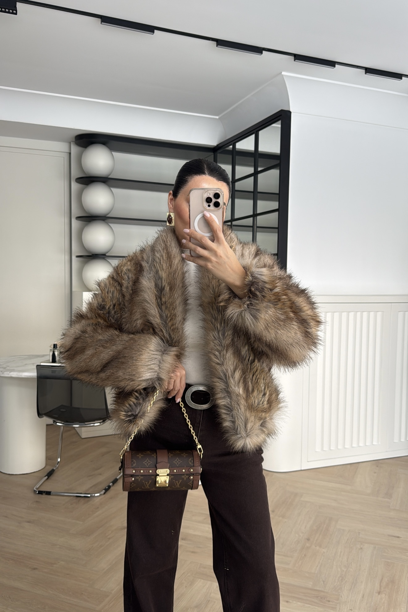 ASTARLI RENK GEÇİŞLİ KÜRK CAMEL 