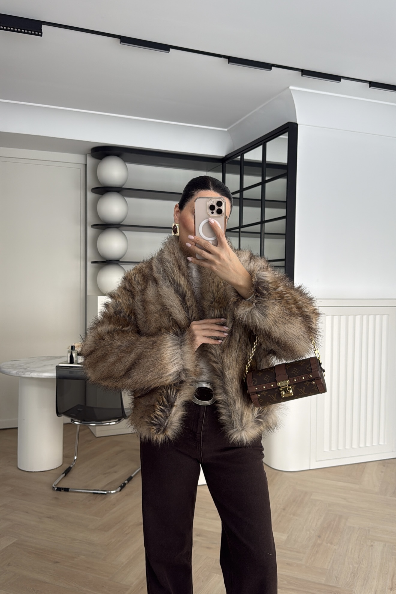 ASTARLI RENK GEÇİŞLİ KÜRK CAMEL 