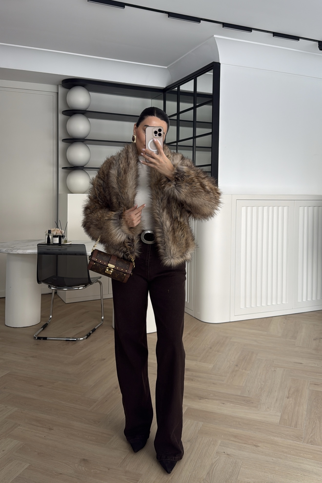 ASTARLI RENK GEÇİŞLİ KÜRK CAMEL 