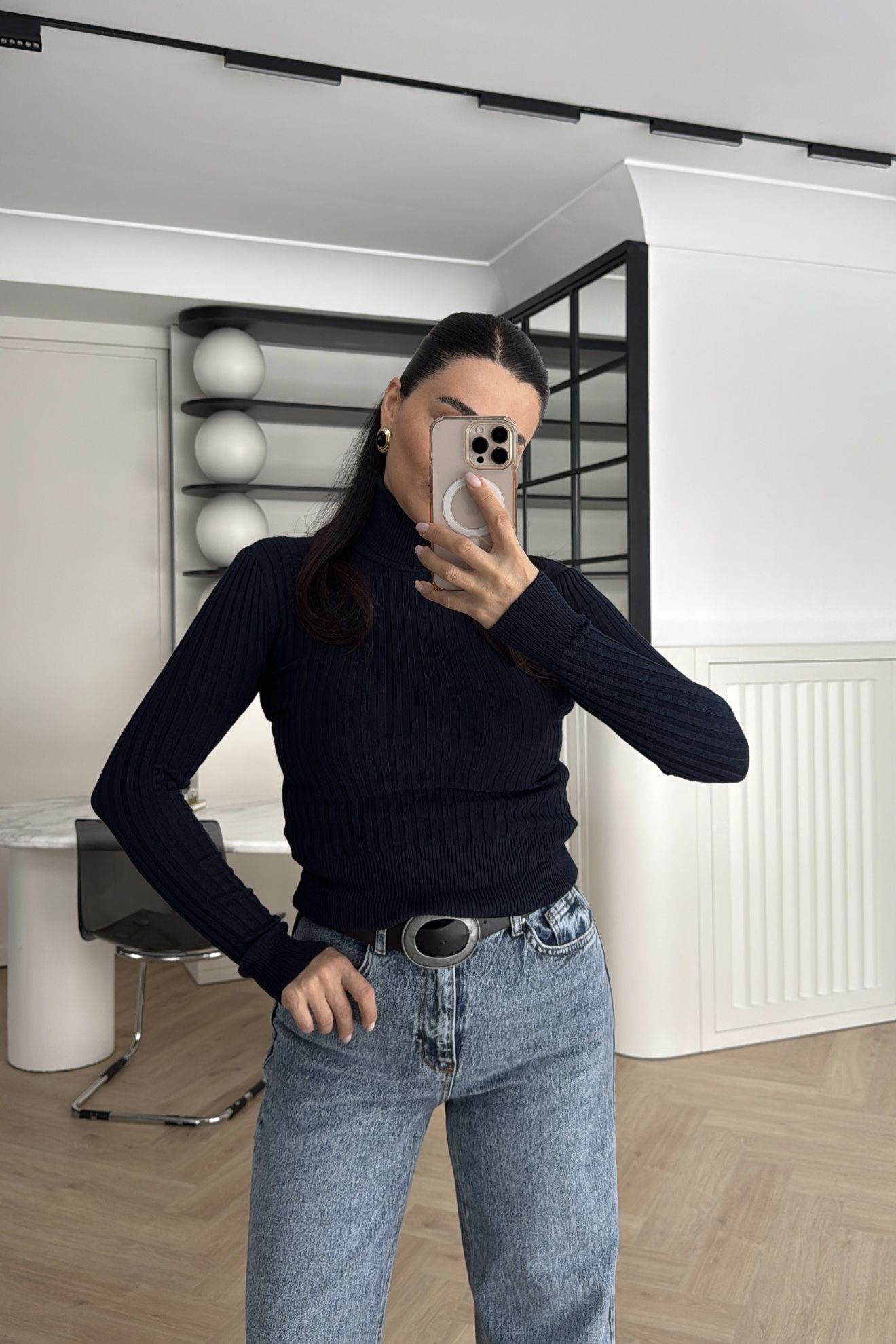 BALIKÇI YAKA TRİKO KAZAK LACİ 