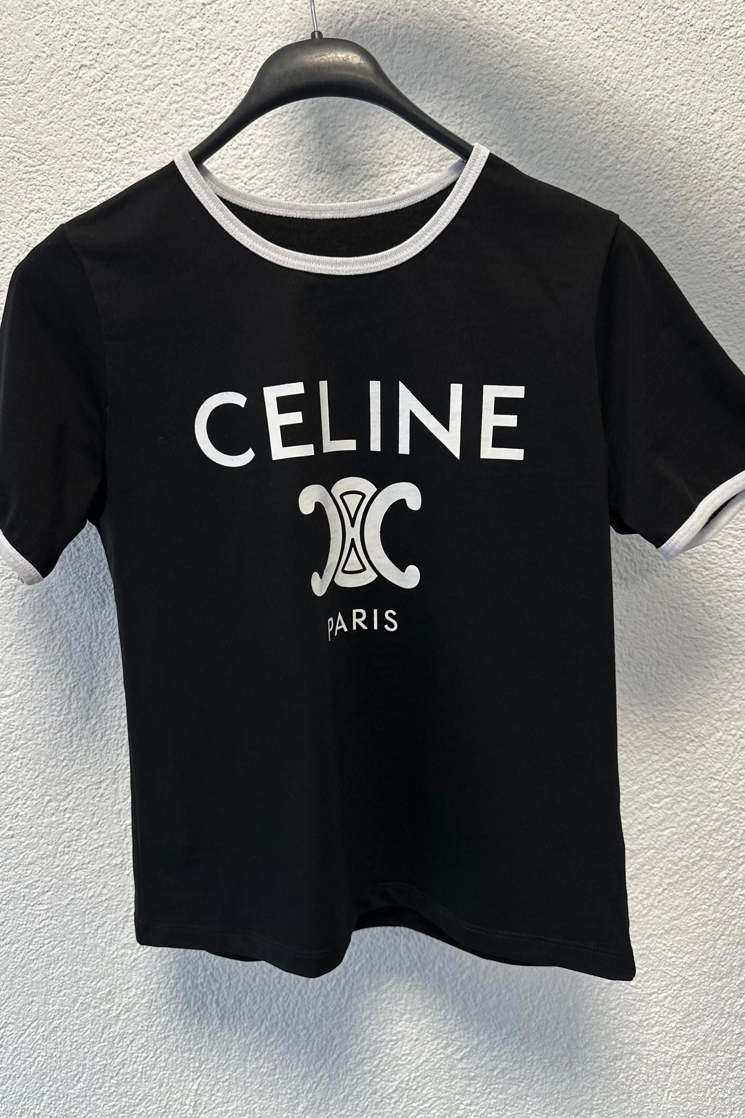 Baskılı Tişört Siyah