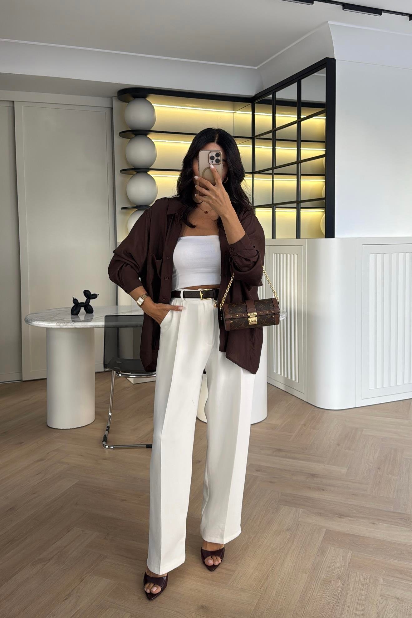 BEYAZ PREMİUM SERİ PALAZZO PANTOLON 