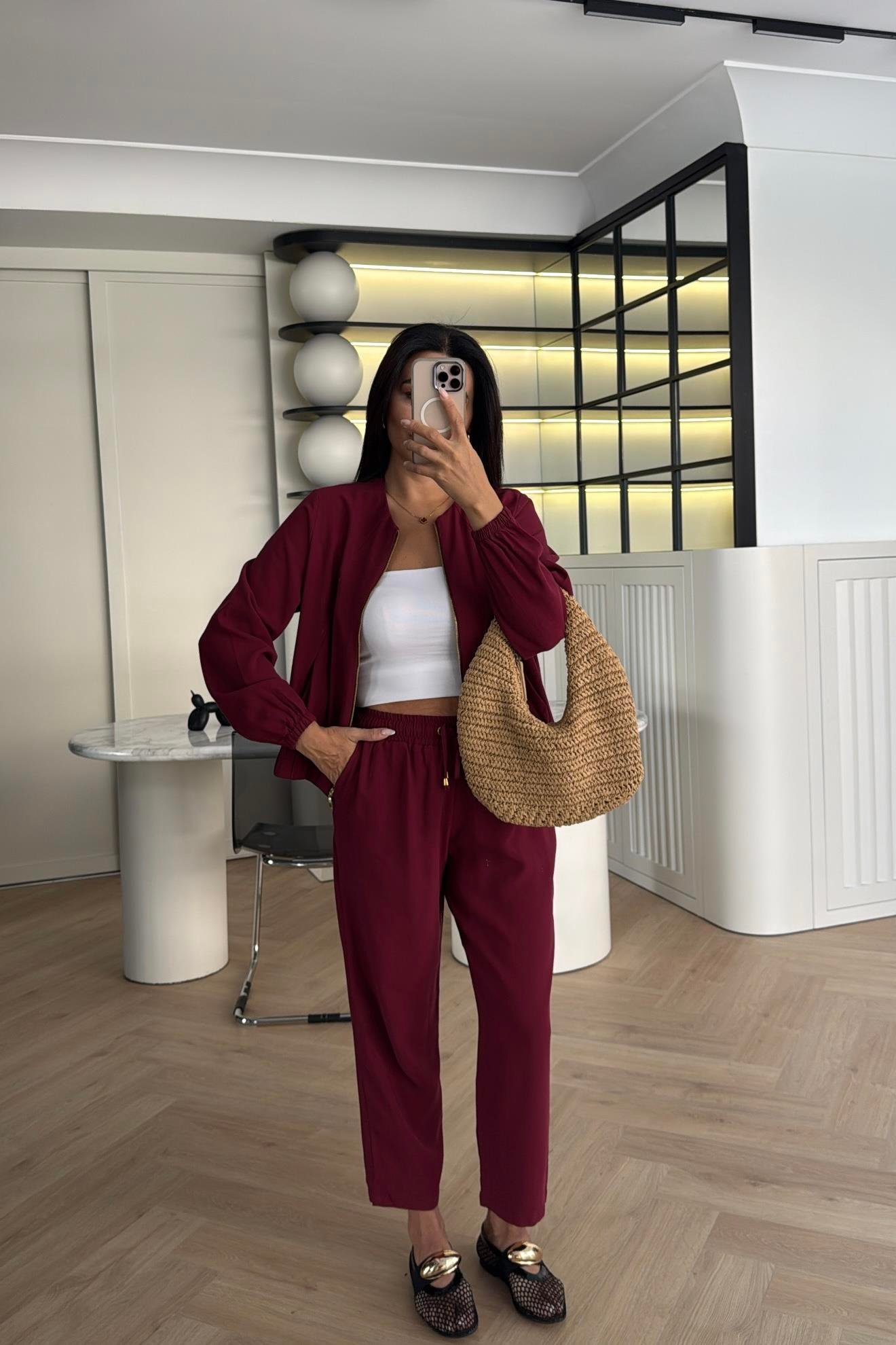 BORDO FERMUARLI CEKET PANTOLON TAKIM