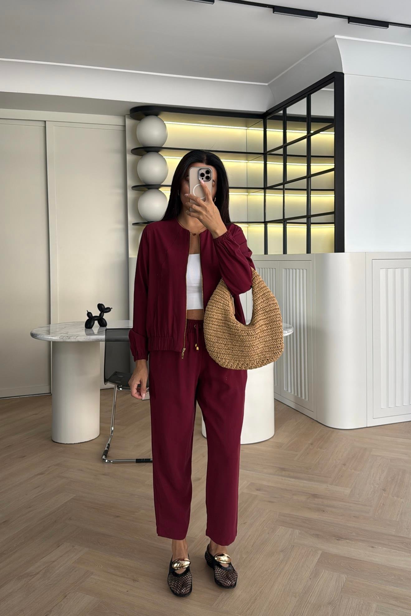 BORDO FERMUARLI CEKET PANTOLON TAKIM