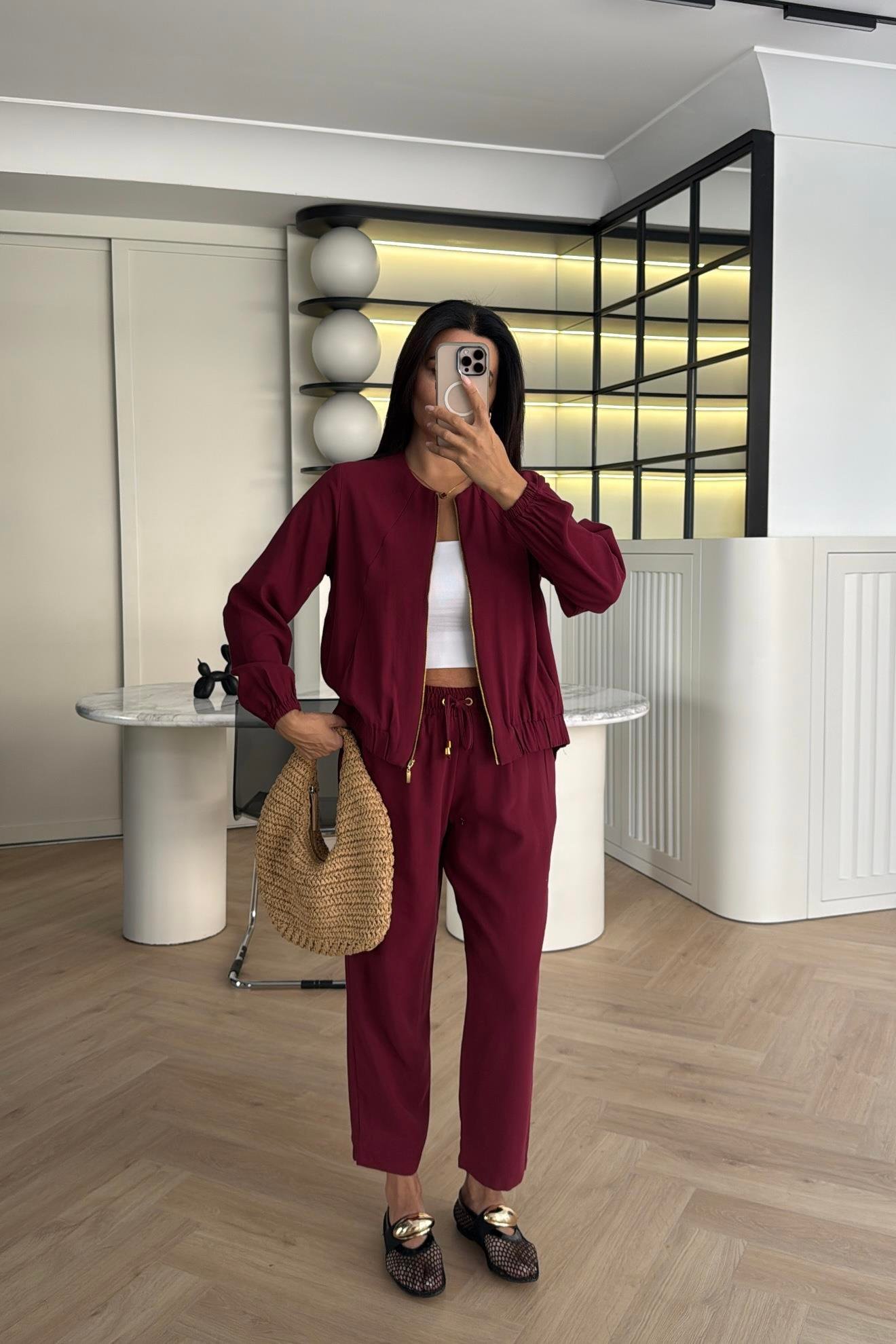 BORDO FERMUARLI CEKET PANTOLON TAKIM