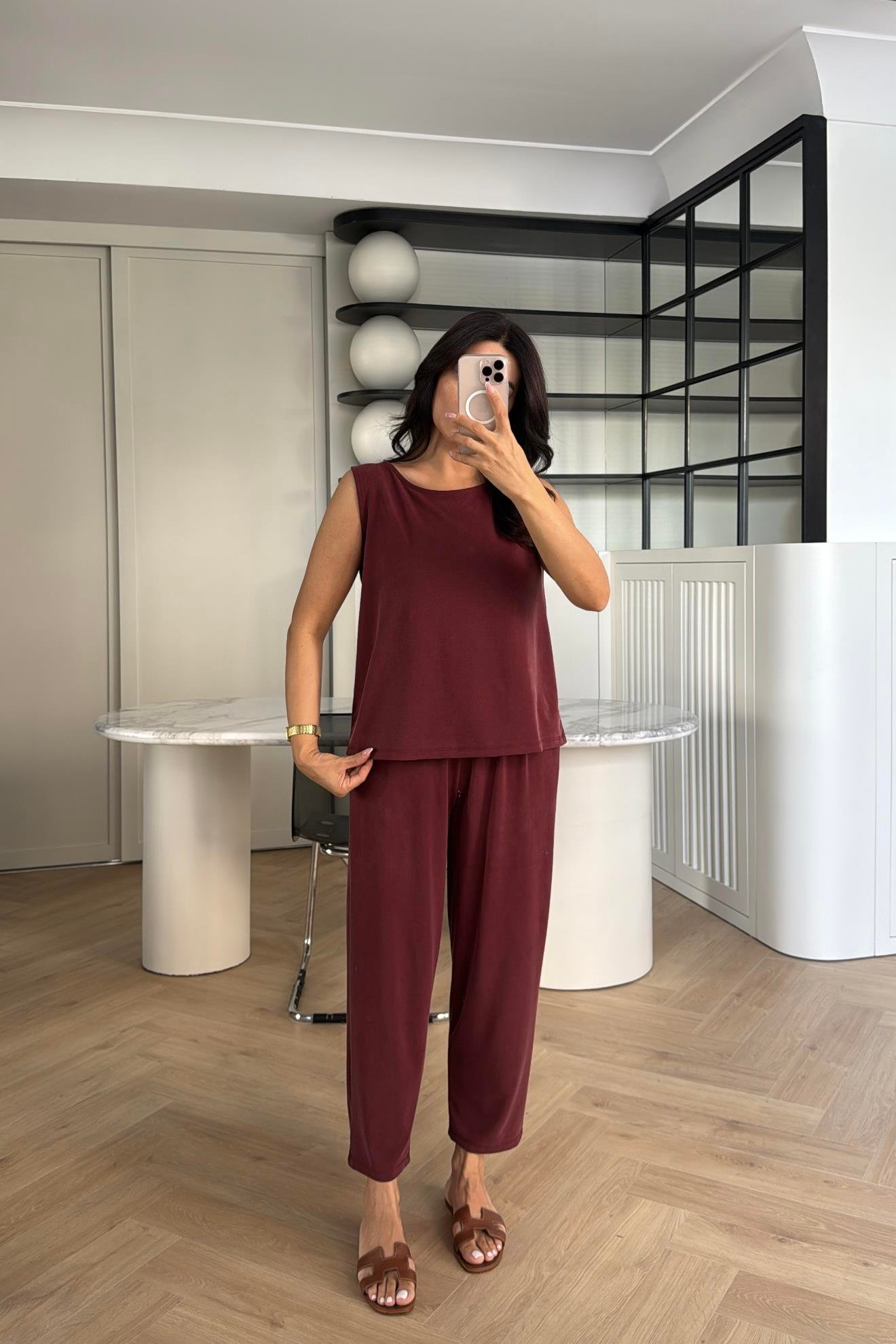 BORDO MODAL PİKE TAKIM