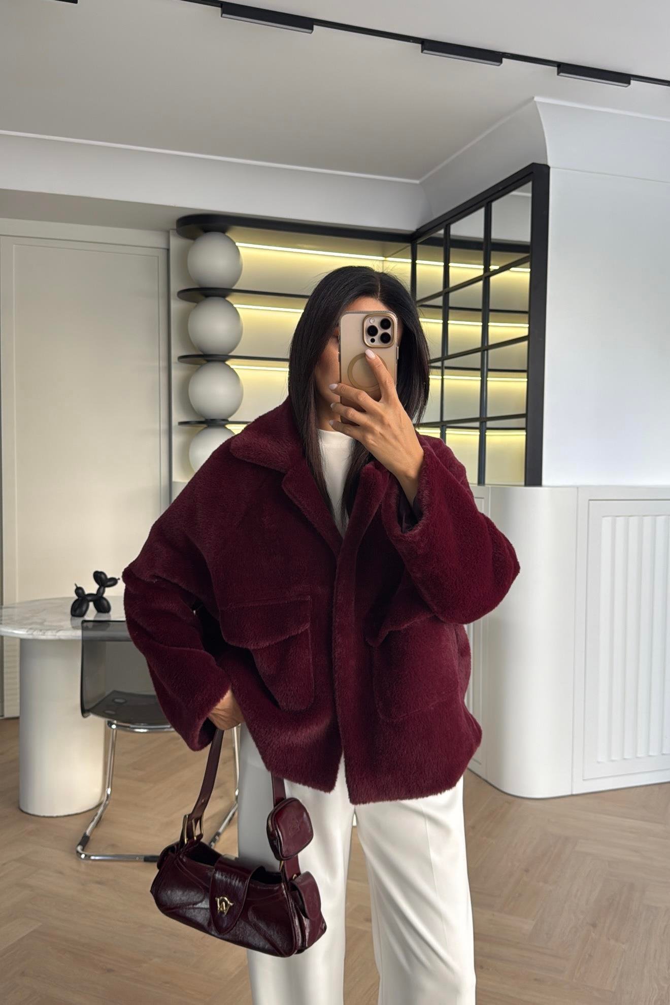 BORDO PREMİUM SERİ KÜRK 