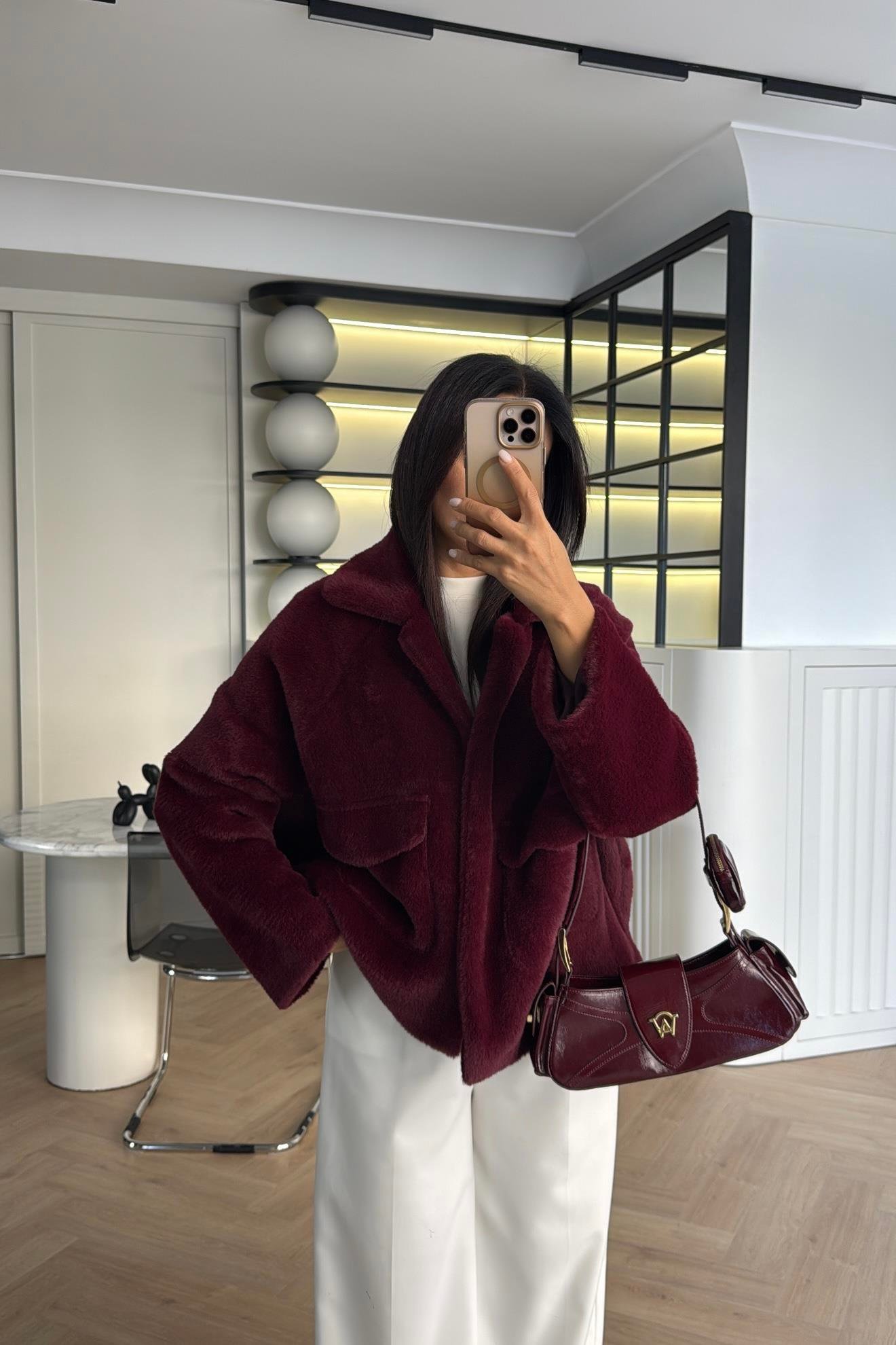 BORDO PREMİUM SERİ KÜRK 