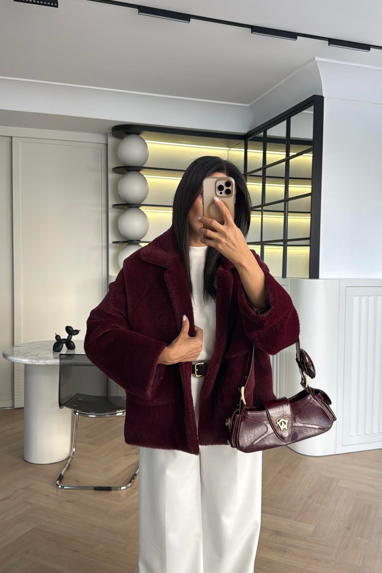 BORDO PREMİUM SERİ KÜRK 