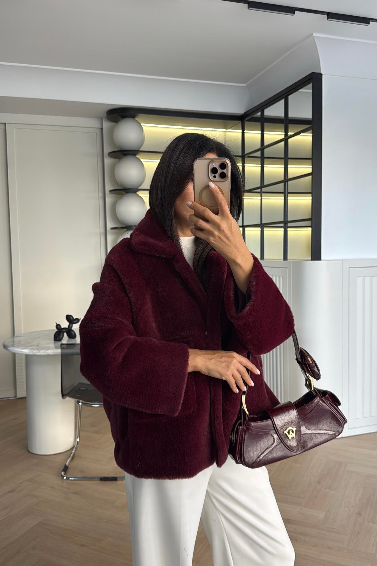 BORDO PREMİUM SERİ KÜRK 