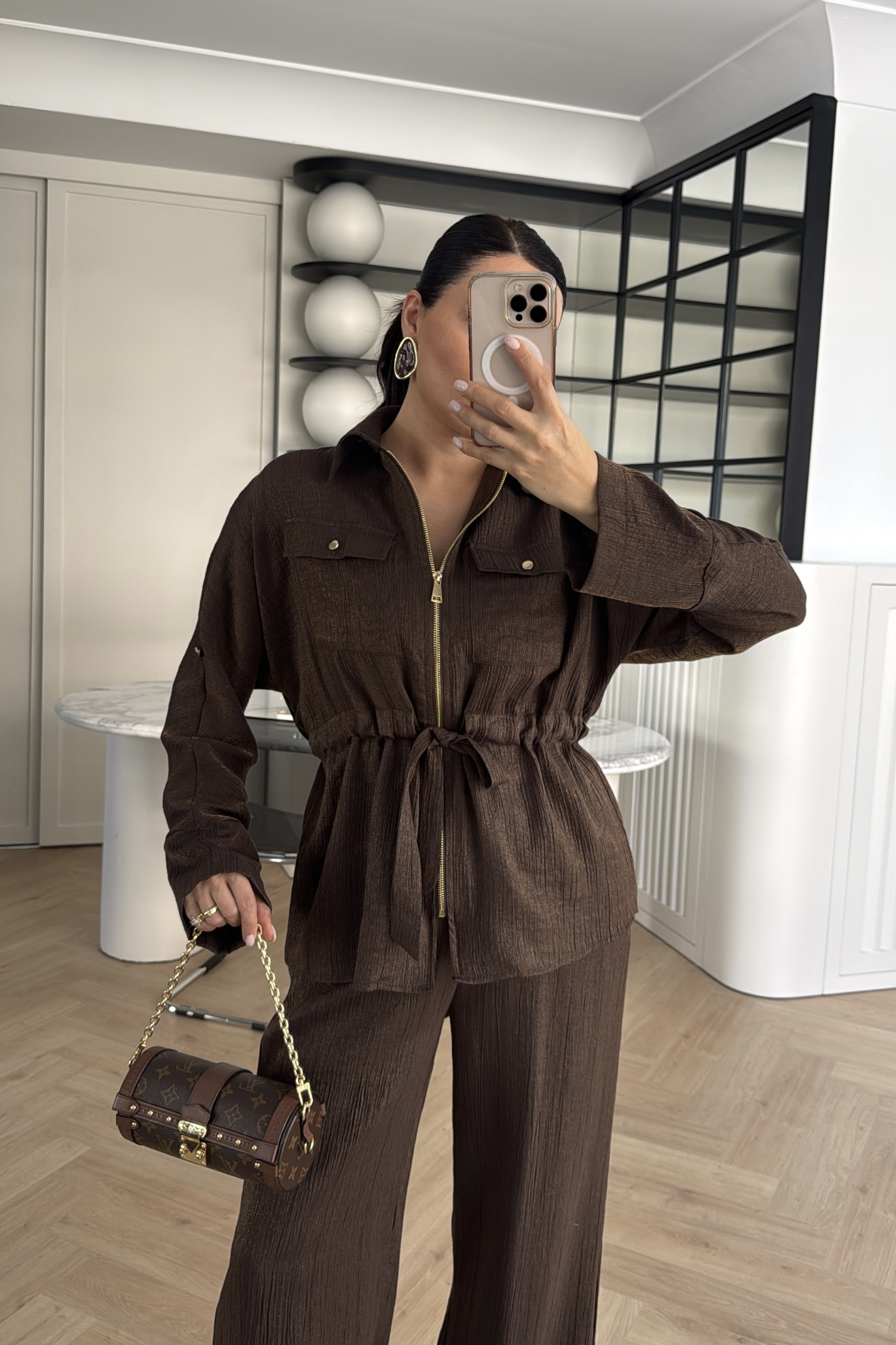 CEKET PANTOLON TAKIM KAHVE 