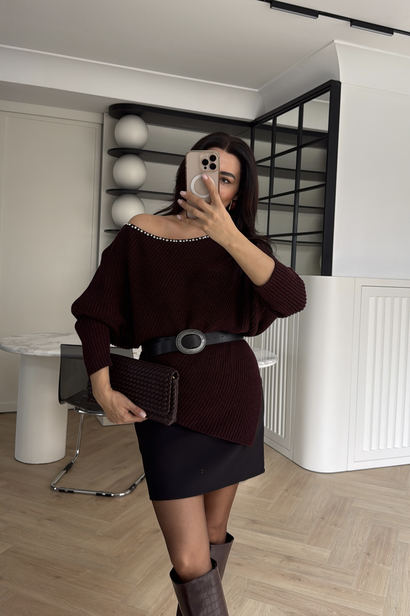 DEGAJE YAKA KAZAK BORDO 