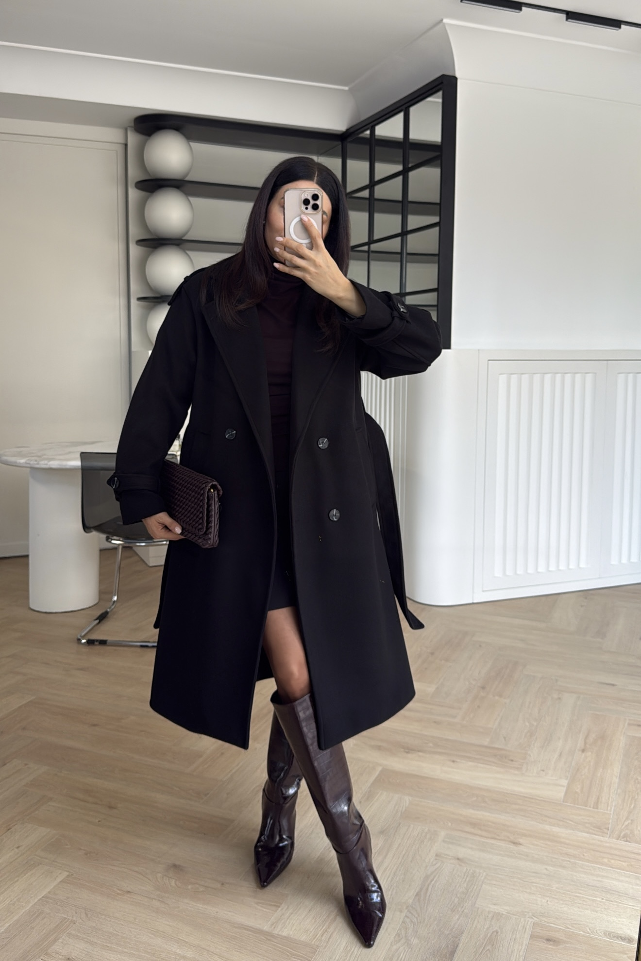 DÜĞMELİ PREMİUM KAŞE KABAN SİYAH 