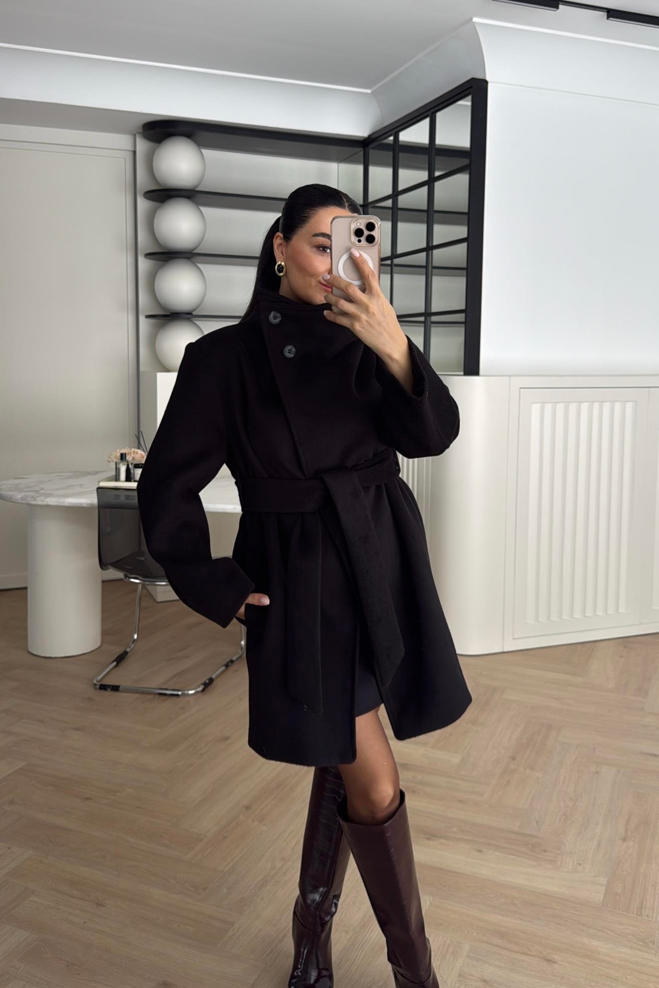 DUSEL ARA BOY KABAN SİYAH 