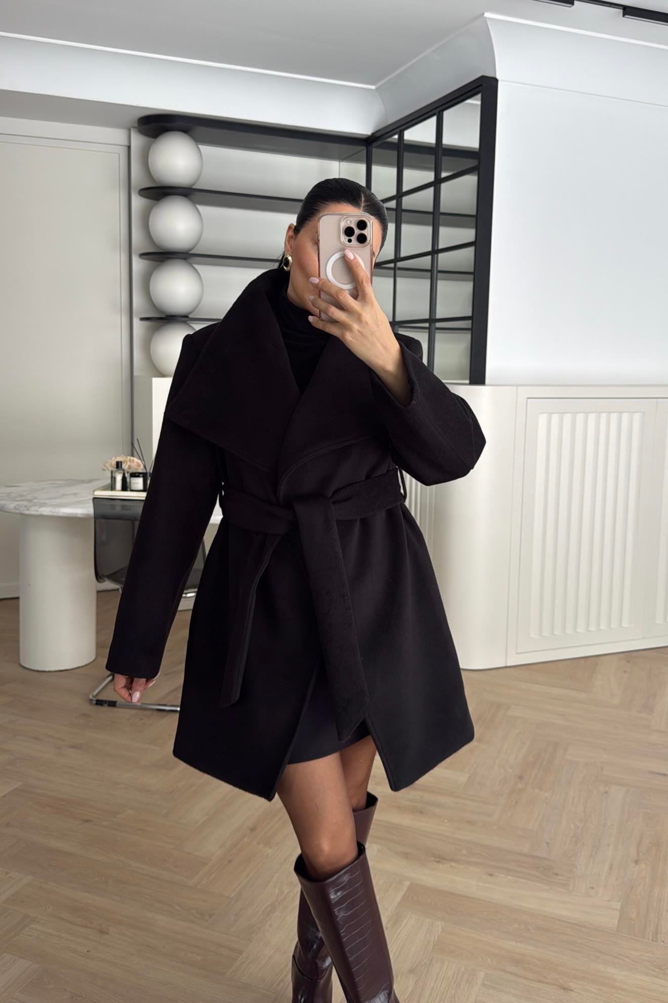 DUSEL ARA BOY KABAN SİYAH 