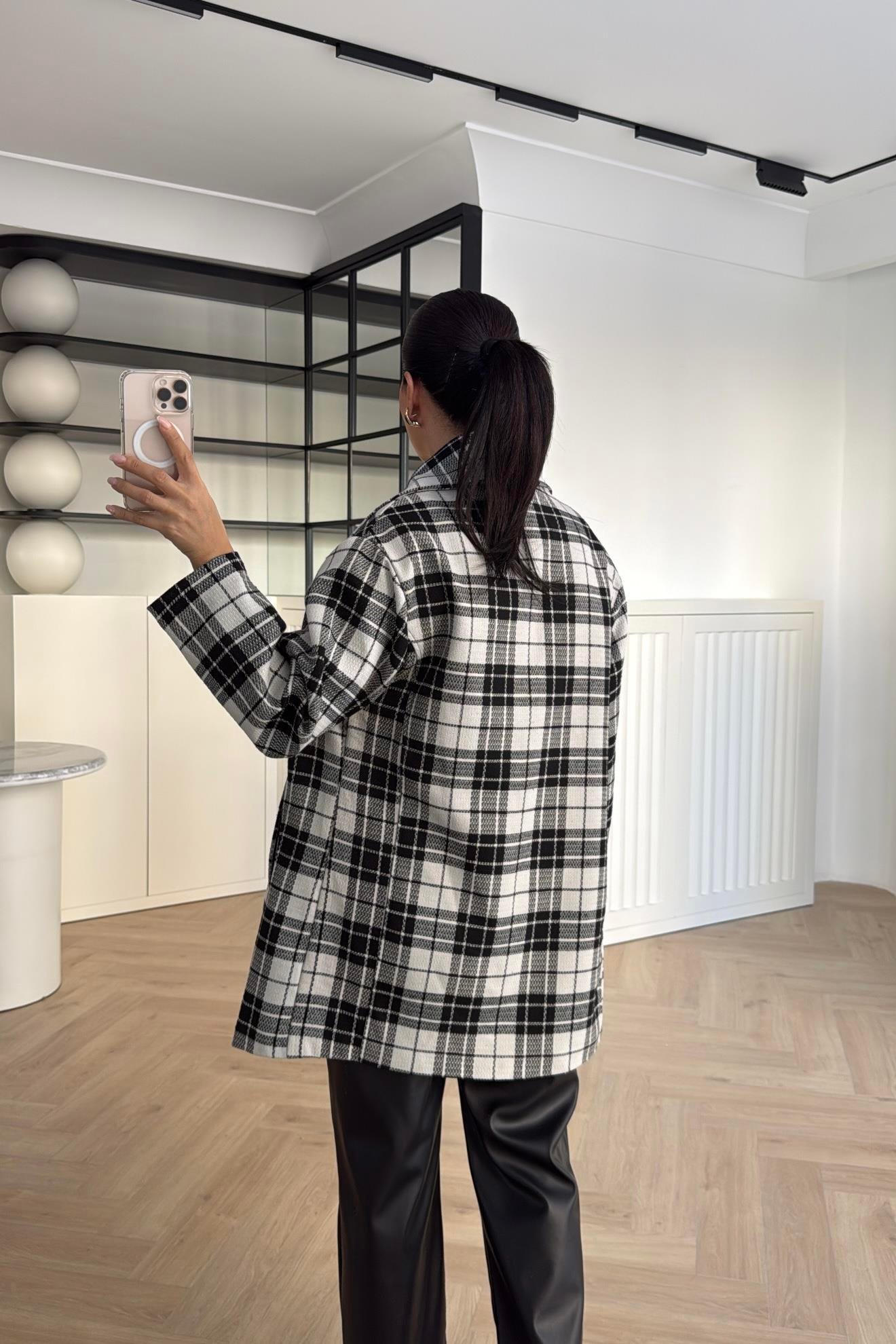 EKOSE DOKUMA ASTARLI TRENÇKOT