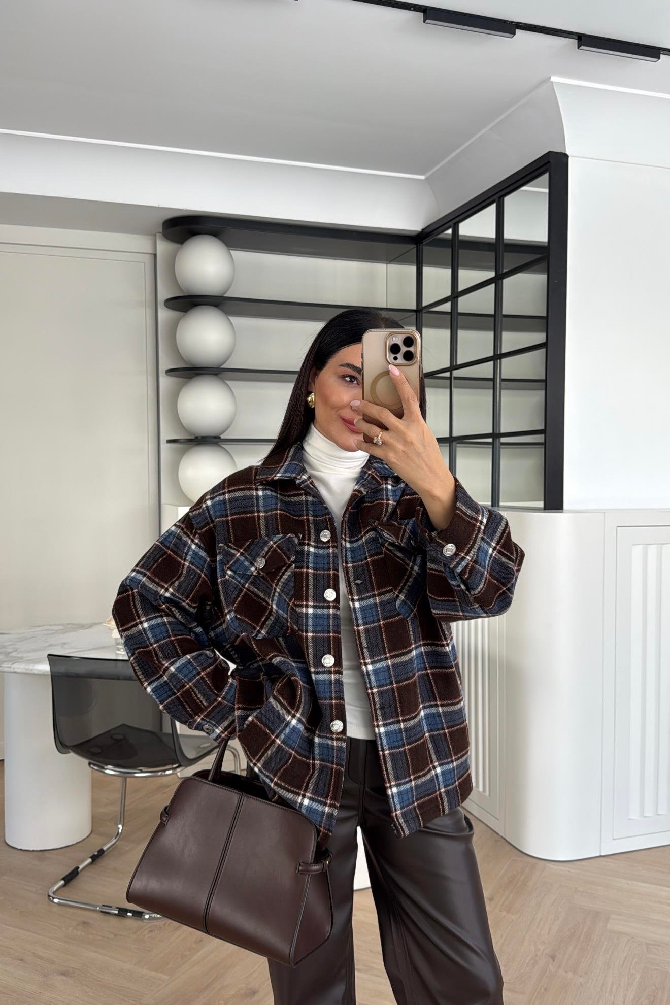 EKOSE DÜĞMELİ CEKET