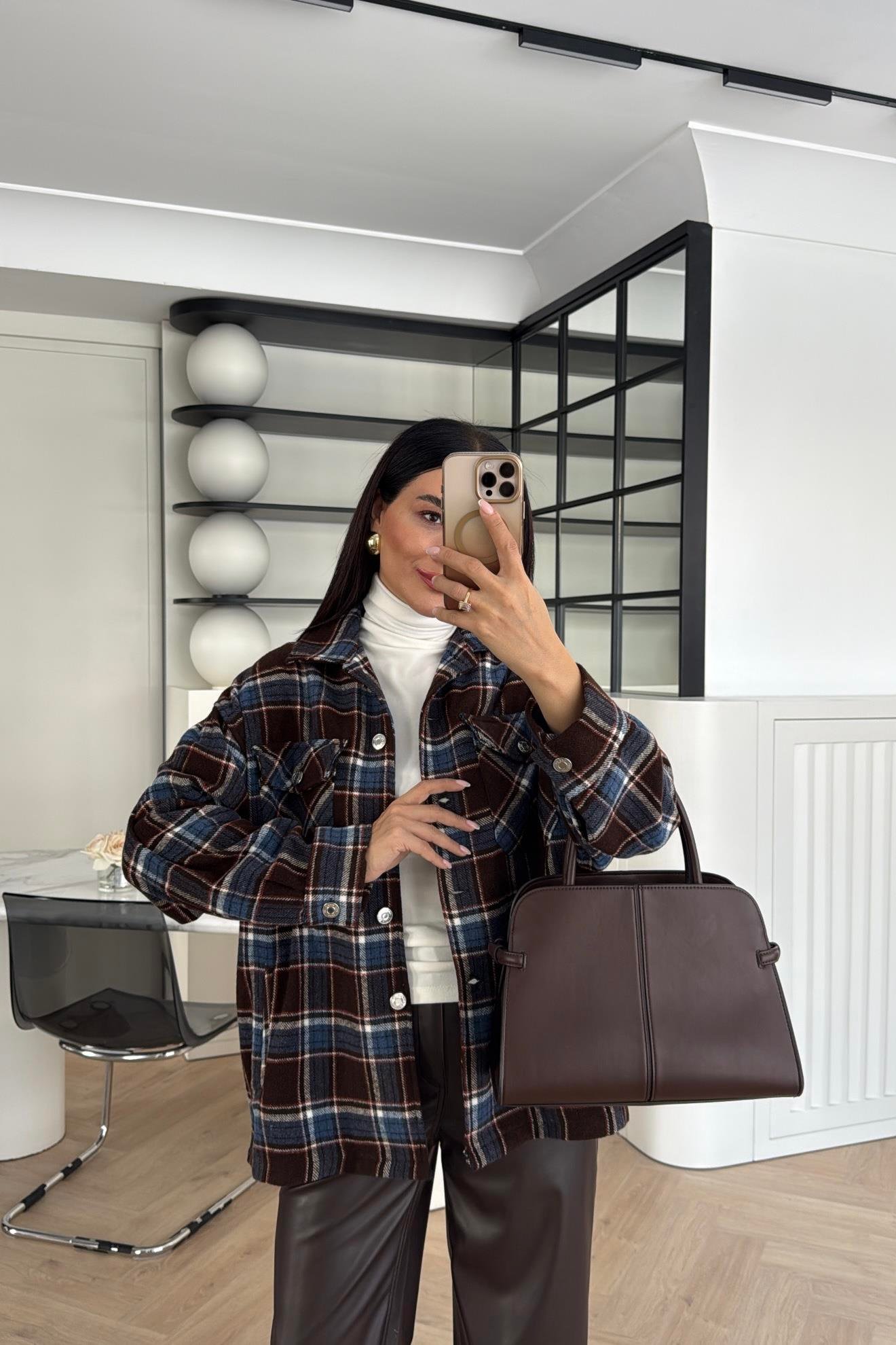 EKOSE DÜĞMELİ CEKET