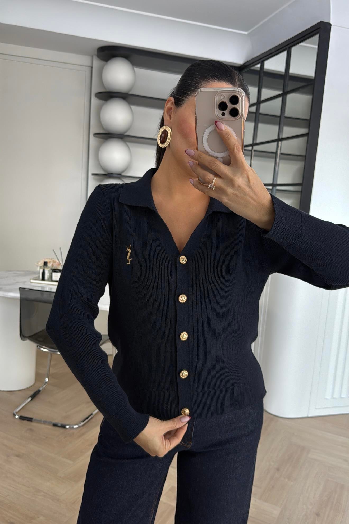 GOLD DÜĞMELİ MARKA MODEL HIRKA LACİ