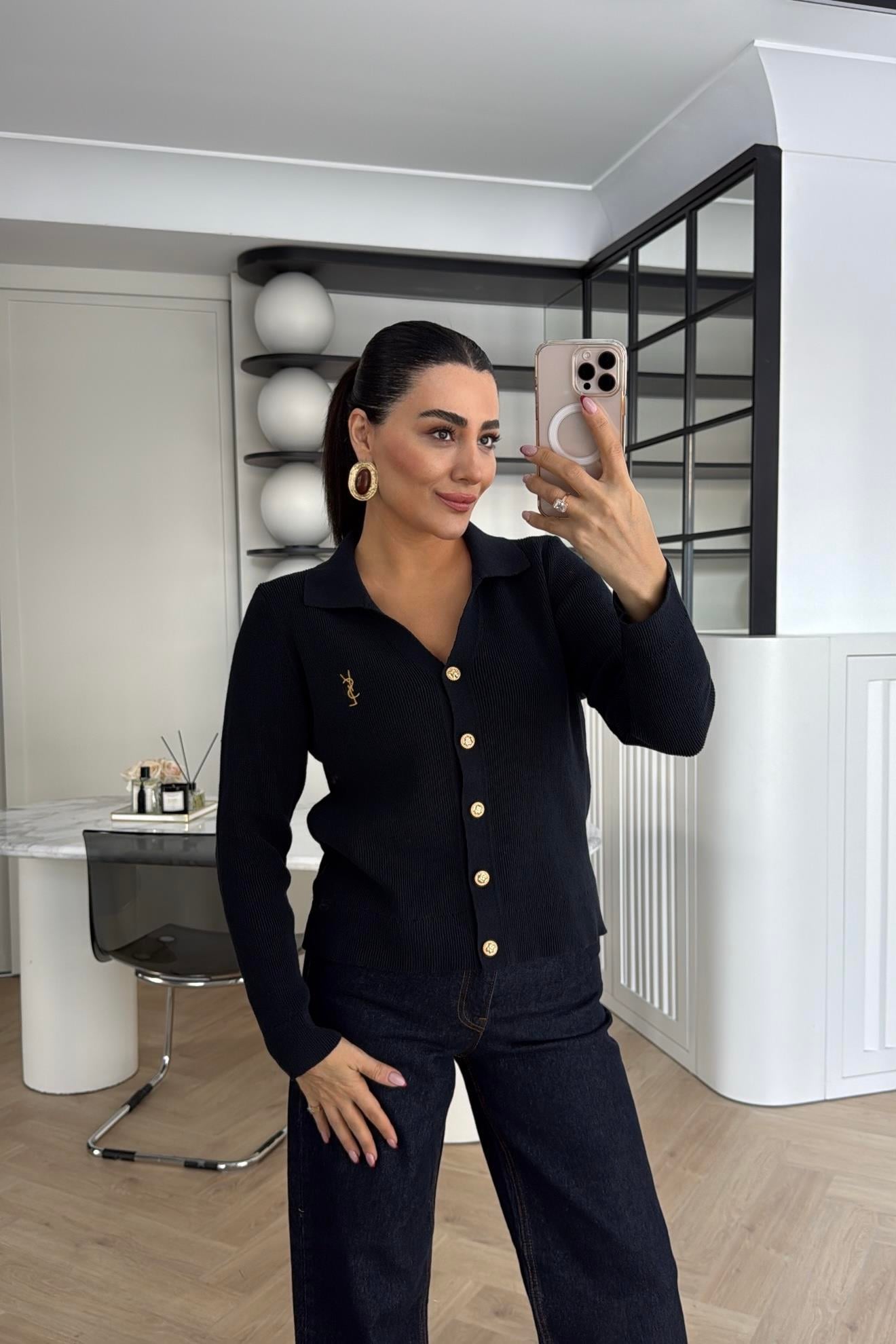 GOLD DÜĞMELİ MARKA MODEL HIRKA LACİ
