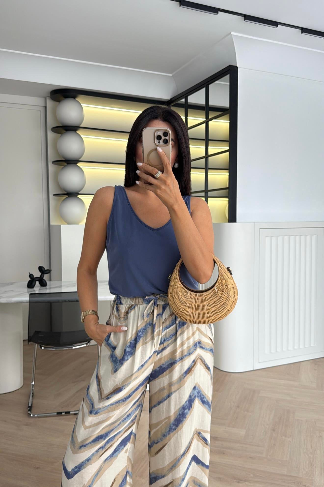 İNDİGO KOLSUZ MODAL KUMAŞ ATLET