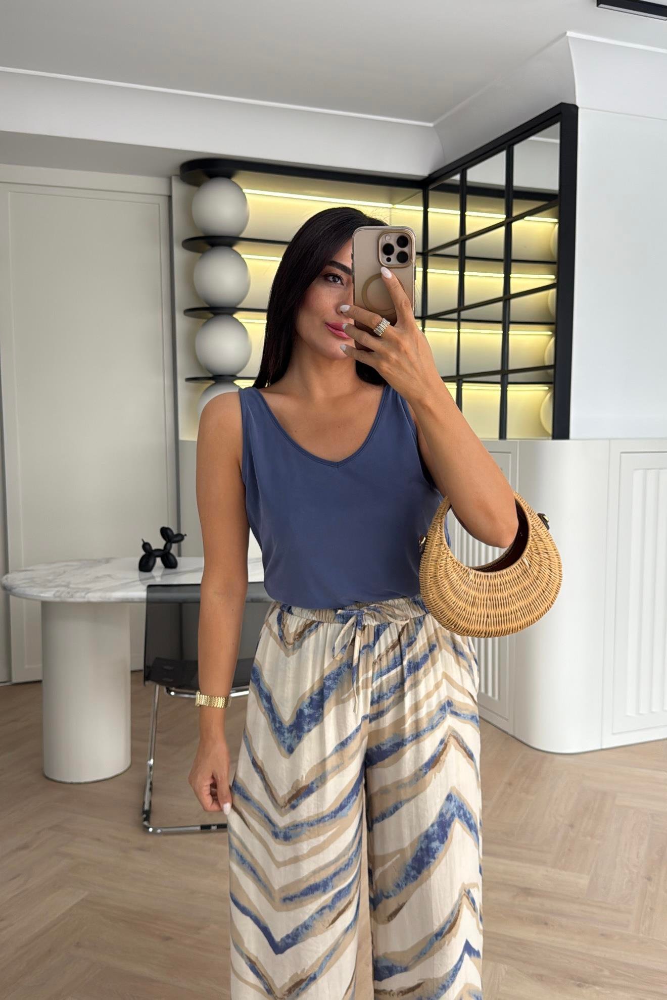 İNDİGO KOLSUZ MODAL KUMAŞ ATLET