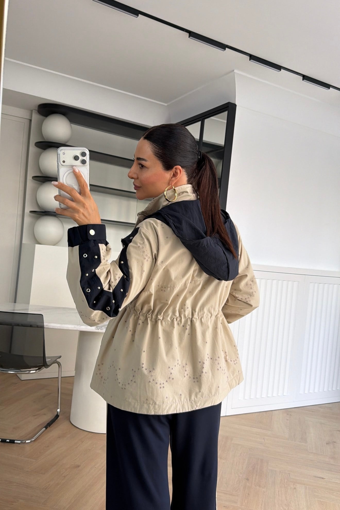 MARKA MODEL KAPŞONLU PANTOLON TAKIM LACİVERT 