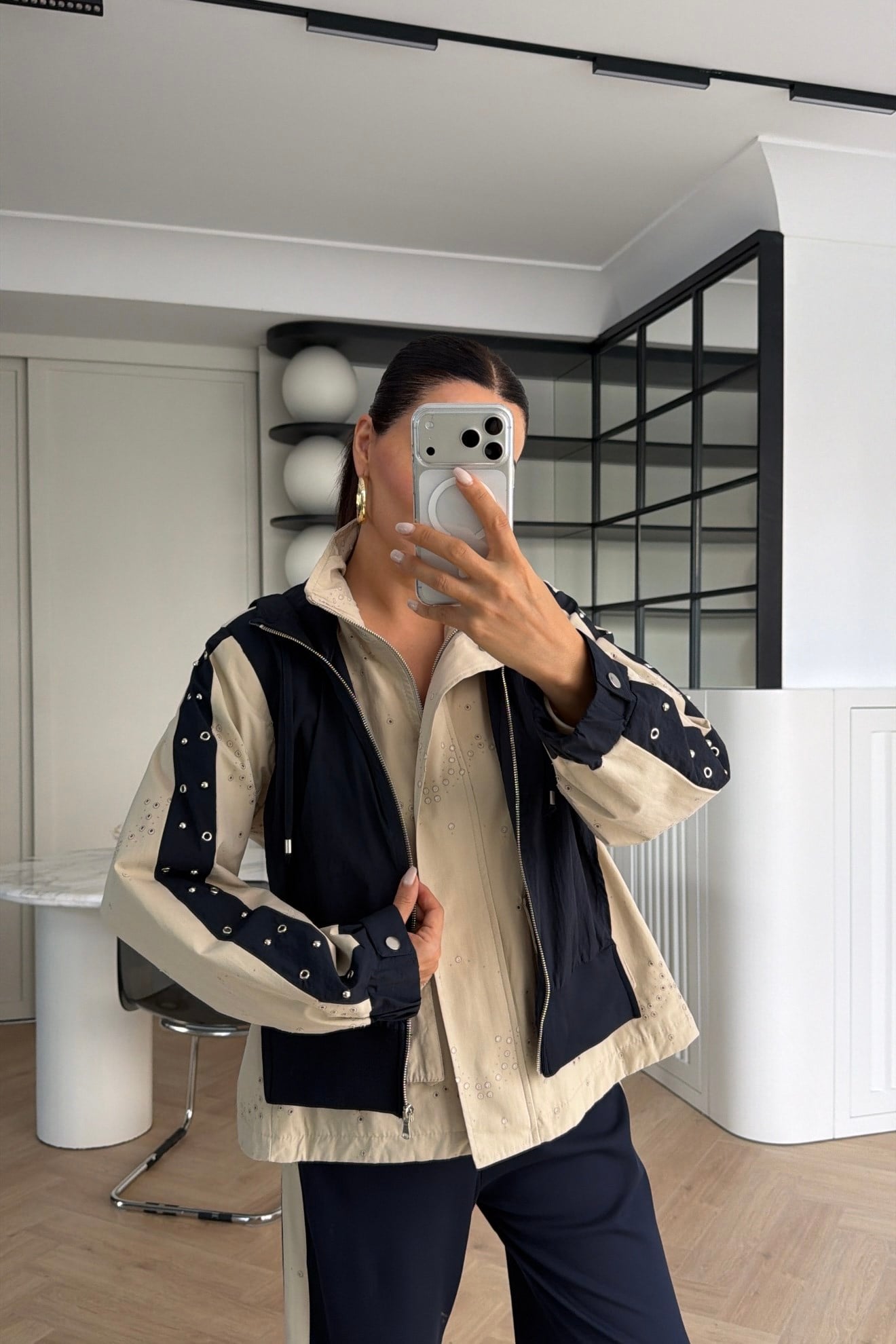 MARKA MODEL KAPŞONLU PANTOLON TAKIM LACİVERT 