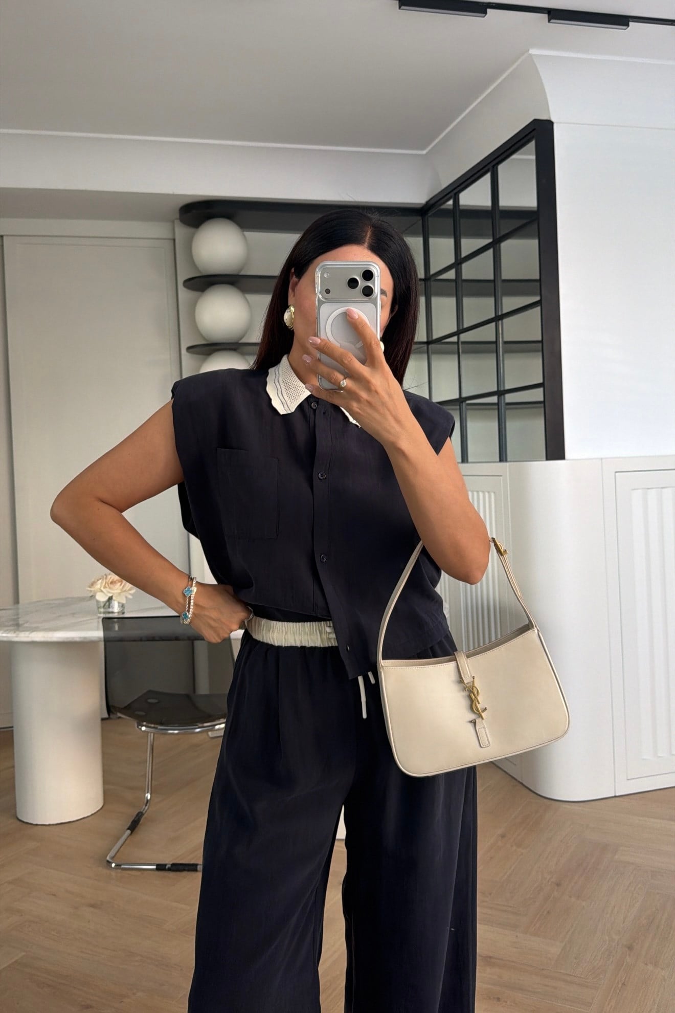 MARKA MODEL TRİKO YAKA VATKALI TAKIM LACİVERT 