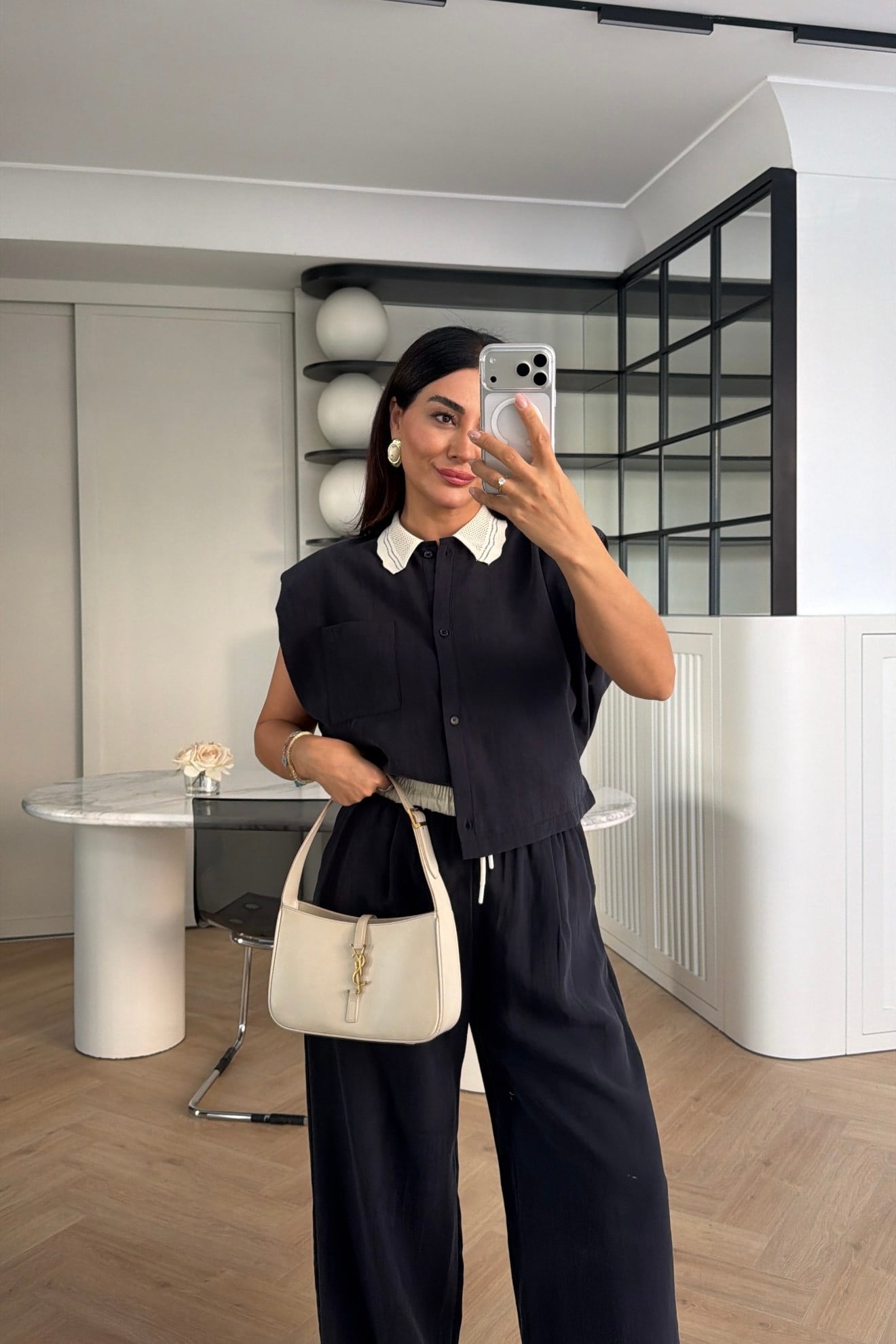 MARKA MODEL TRİKO YAKA VATKALI TAKIM LACİVERT 