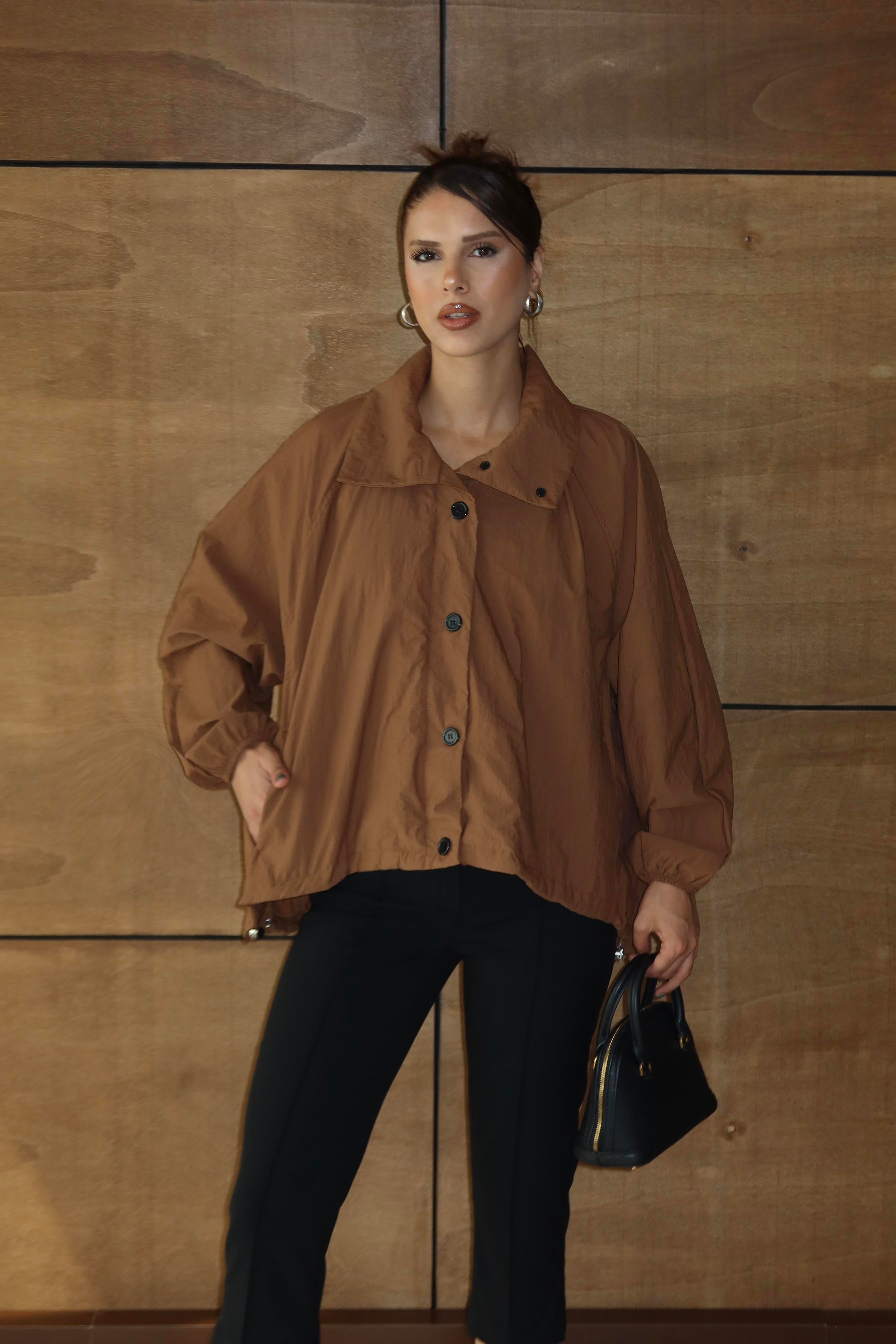 MASSİ MODEL KAHVE BOMBER CEKET