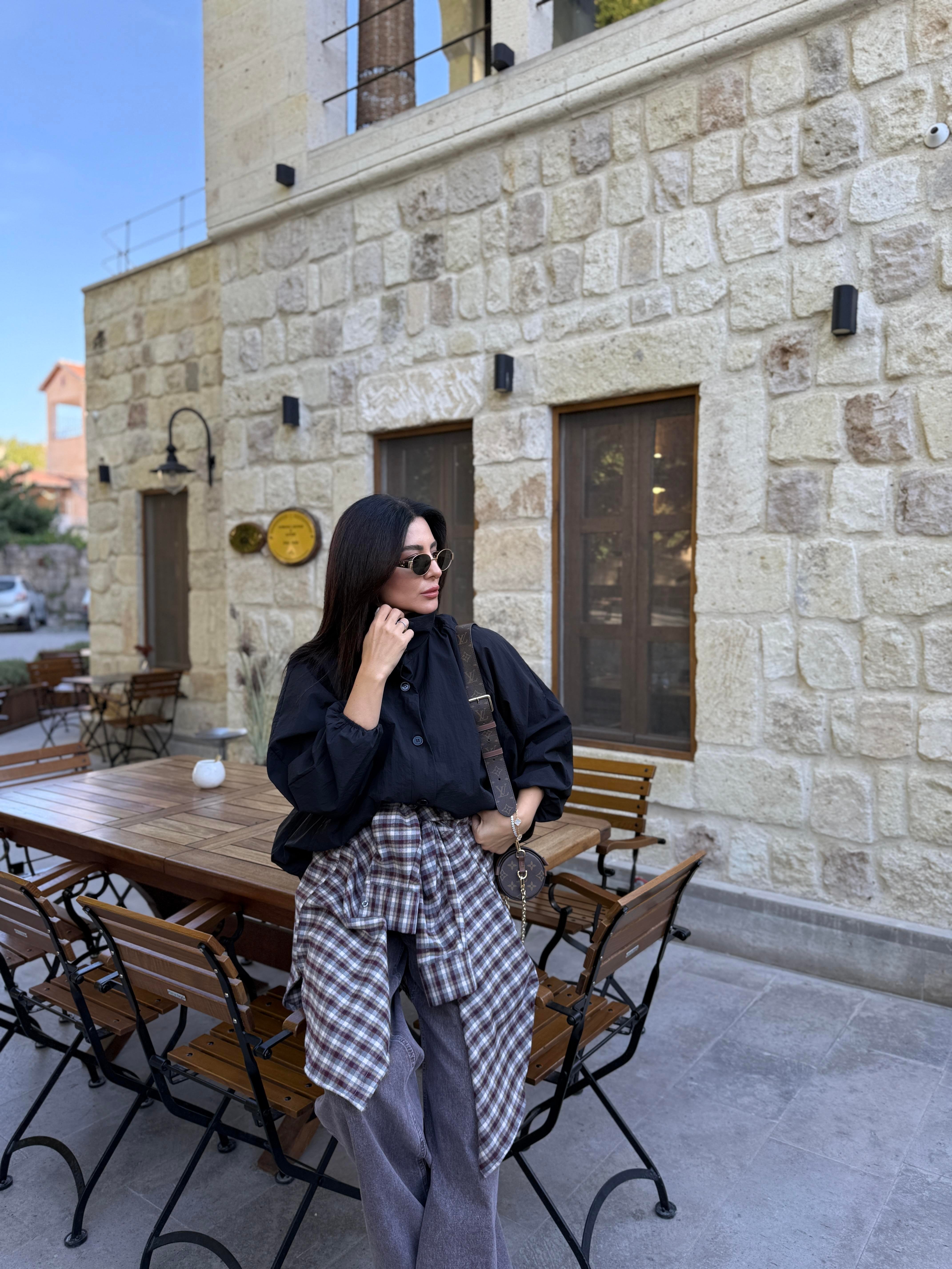 MASSİ MODEL SİYAH BOMBER CEKET