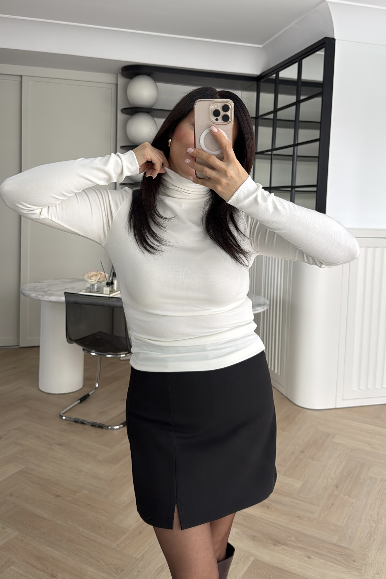 MASSİMO BALIKÇI YAKA MODAL BLUZ EKRU