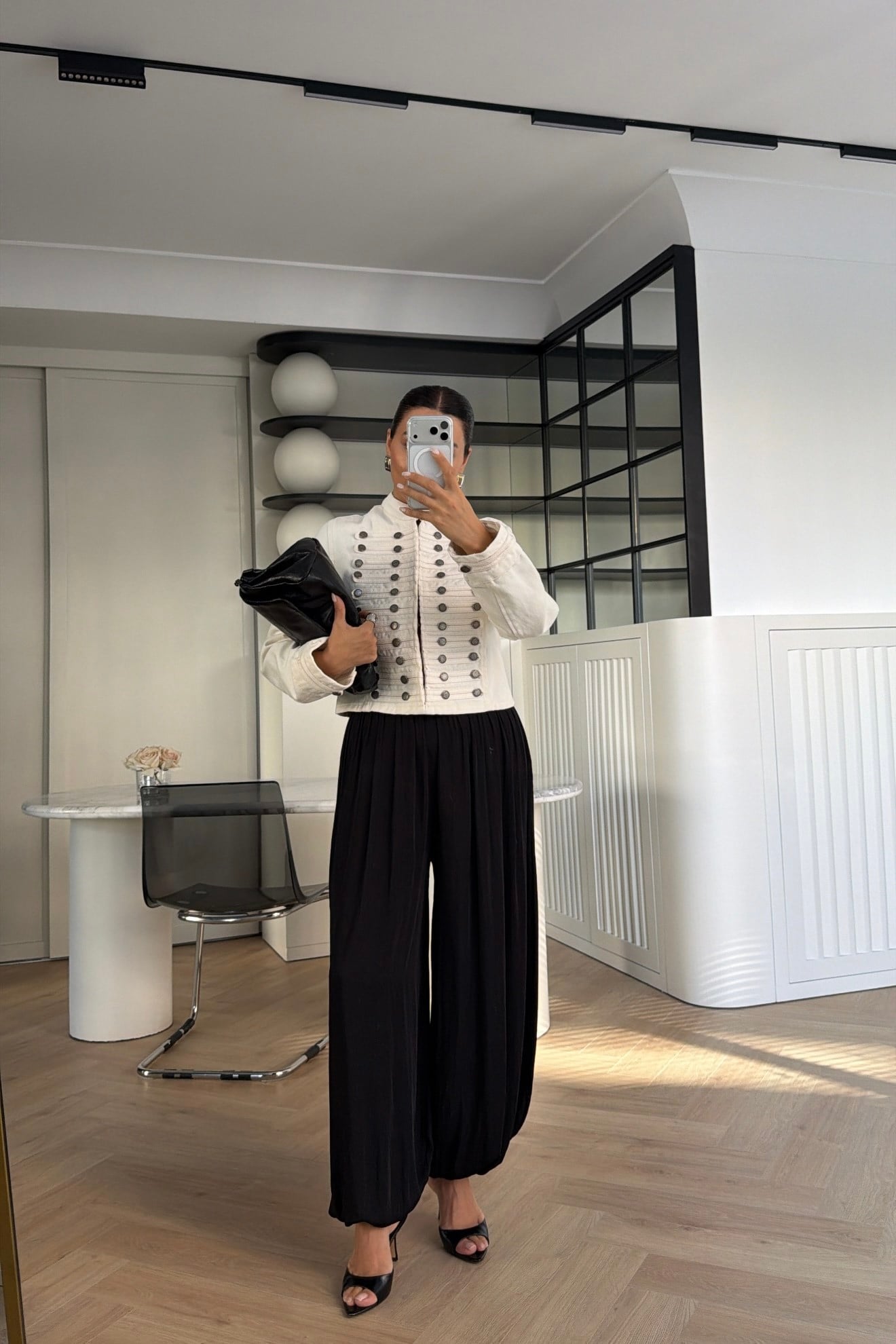 NAPOLYON MODEL DENİM CEKET EKRU 