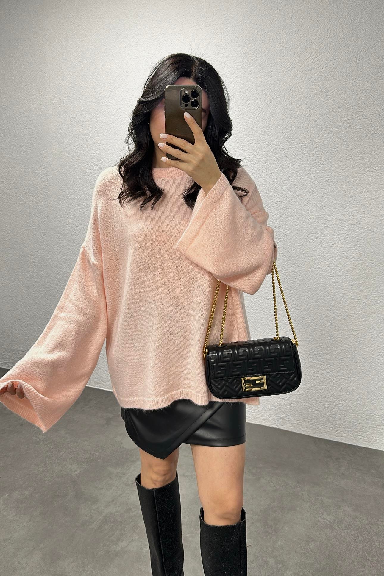 Pinterest Model Rahat Kalıp Triko Pudra