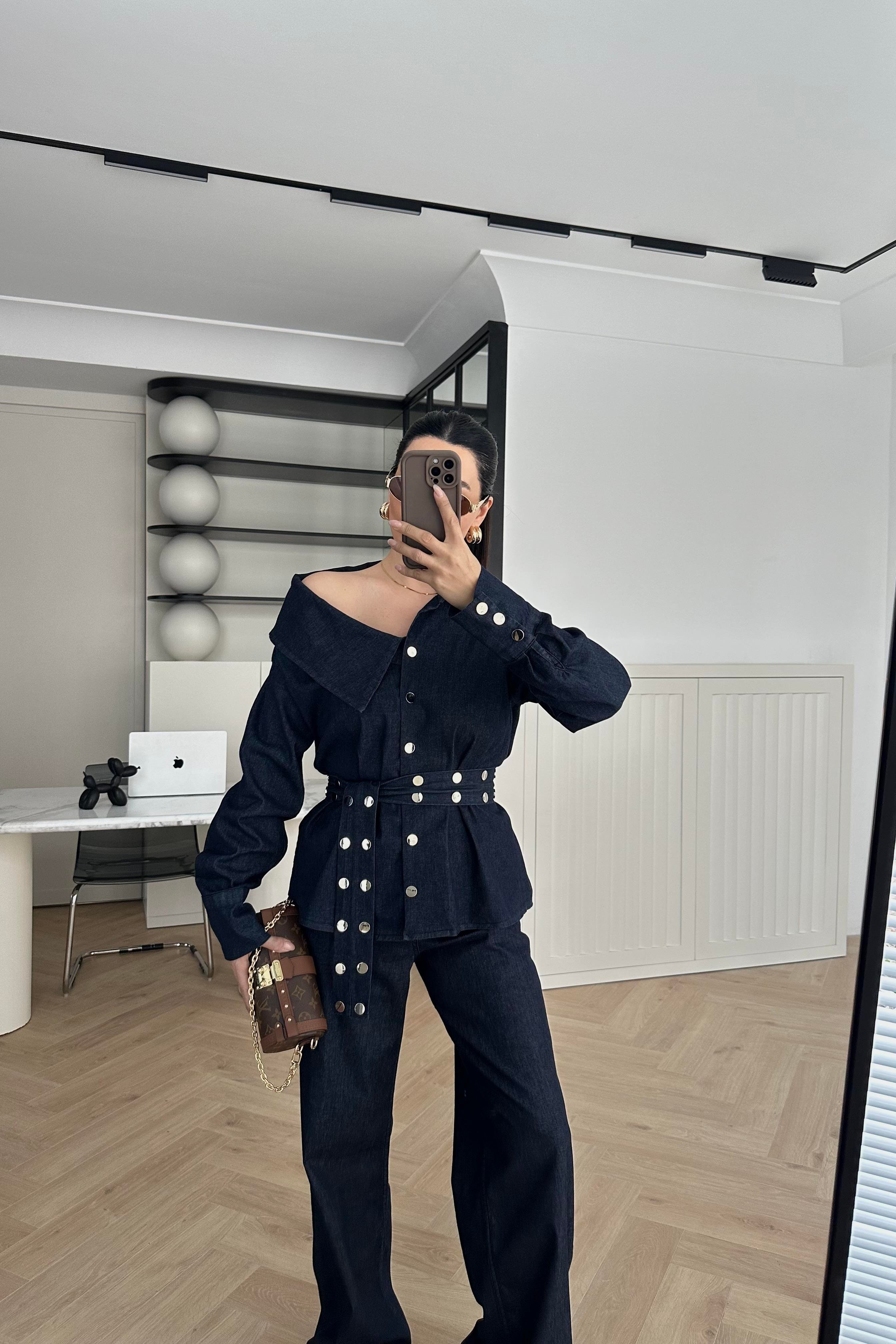 Premium Şık Denim Takım 