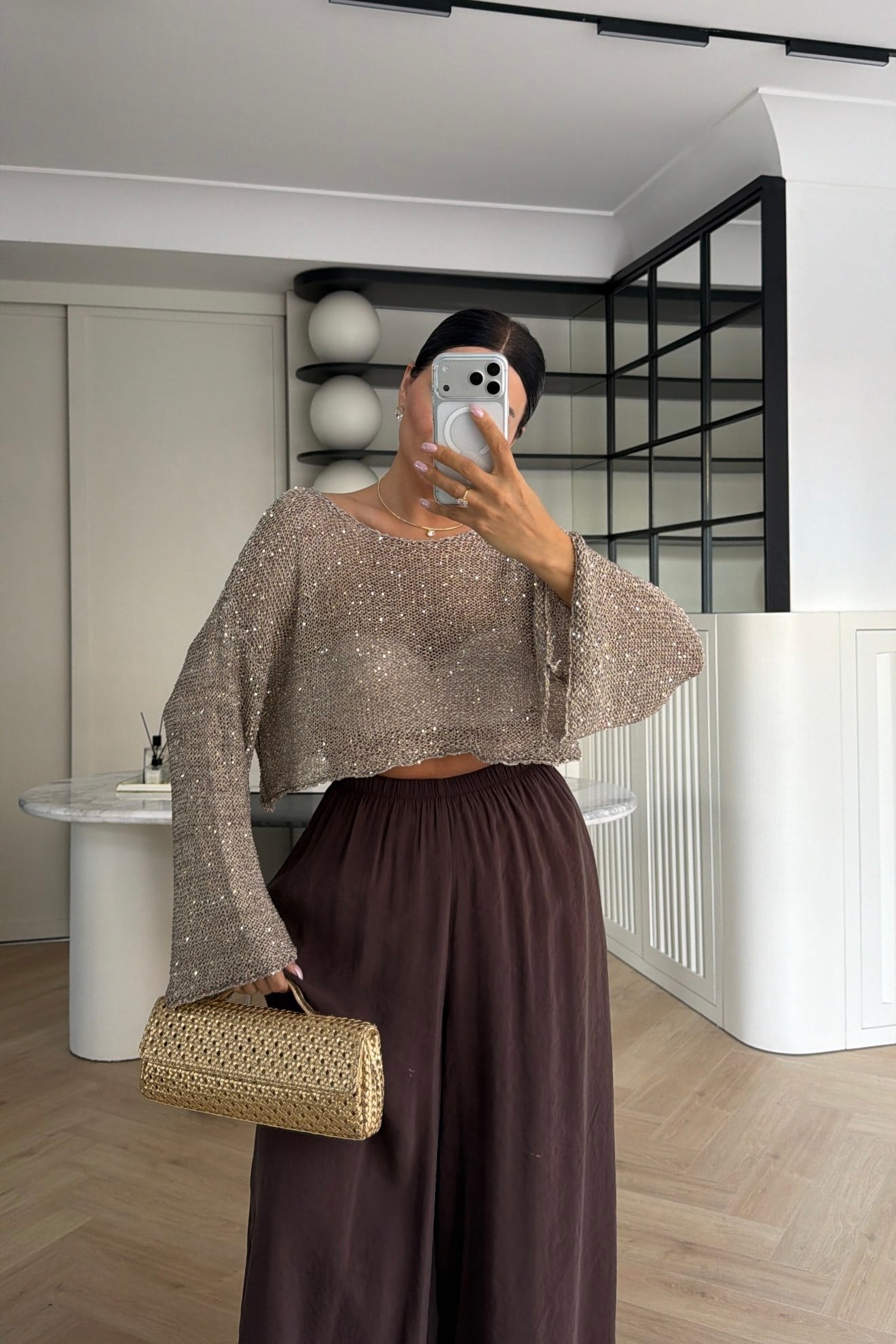 PULLU CROP MERSERİZE TRİKO VİZON 