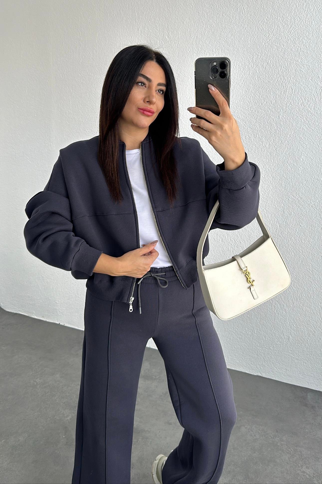 Şardonlu Marka Model Takım Antrasit