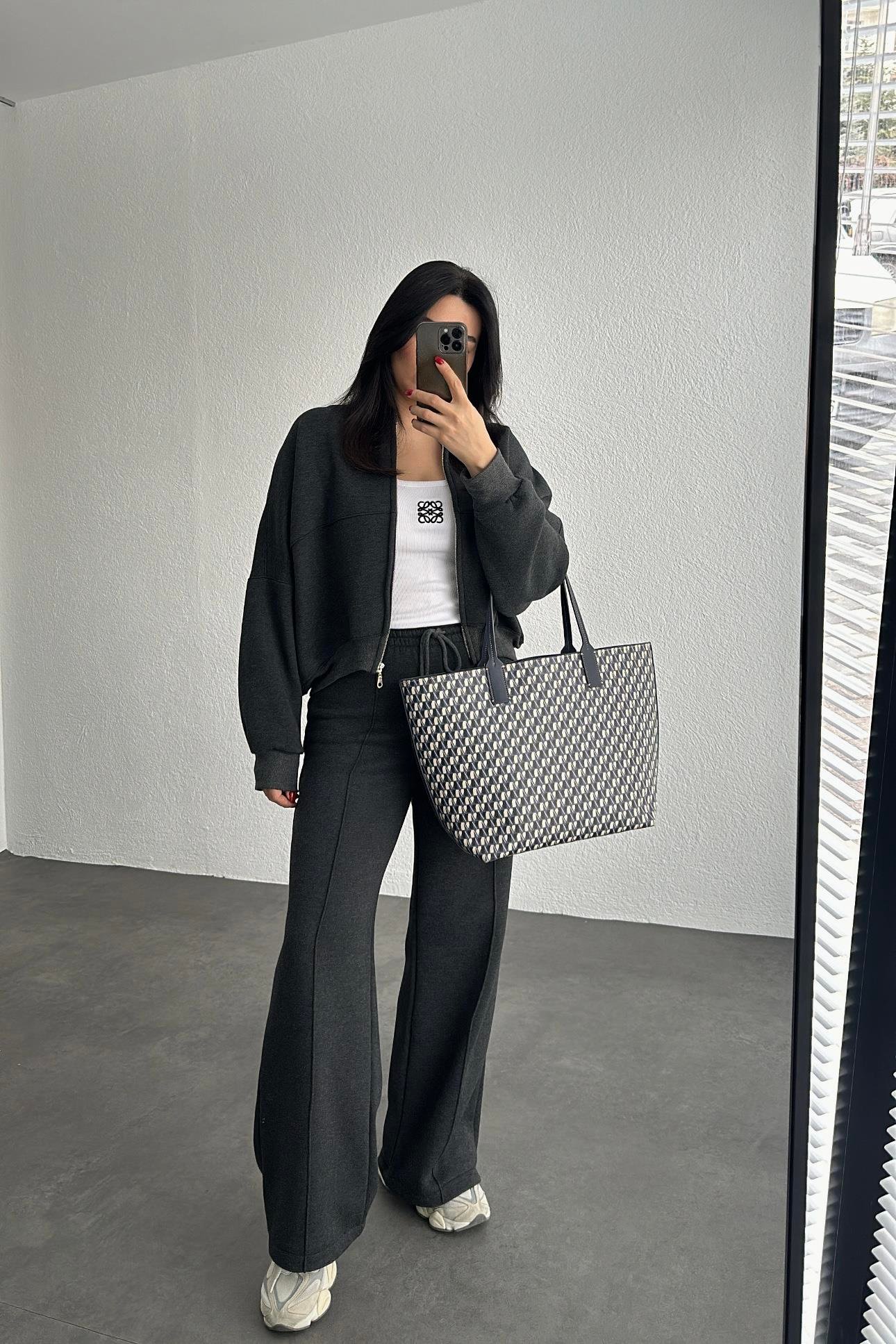 Şardonlu Marka Model Takım Antrasit