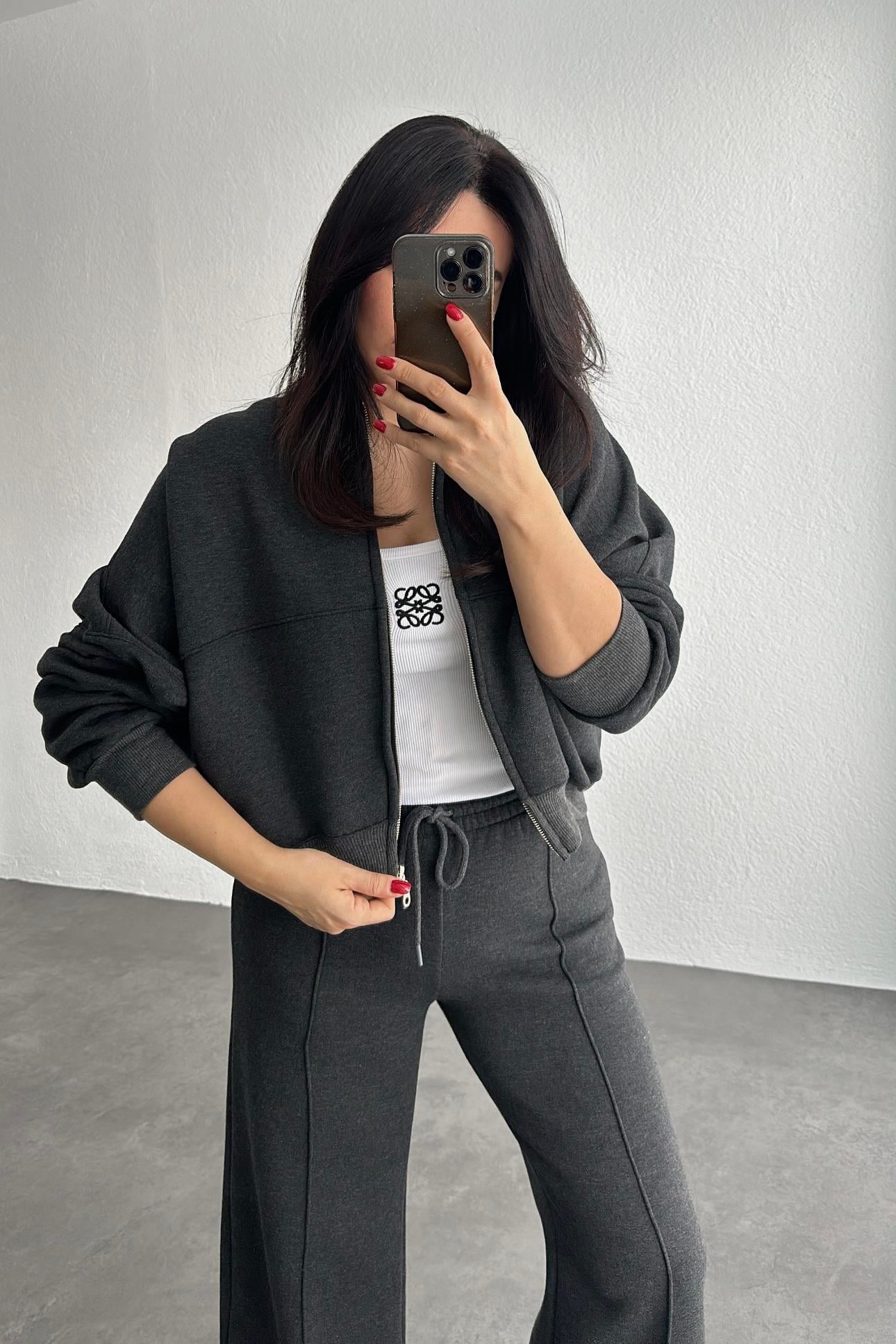 Şardonlu Marka Model Takım Antrasit