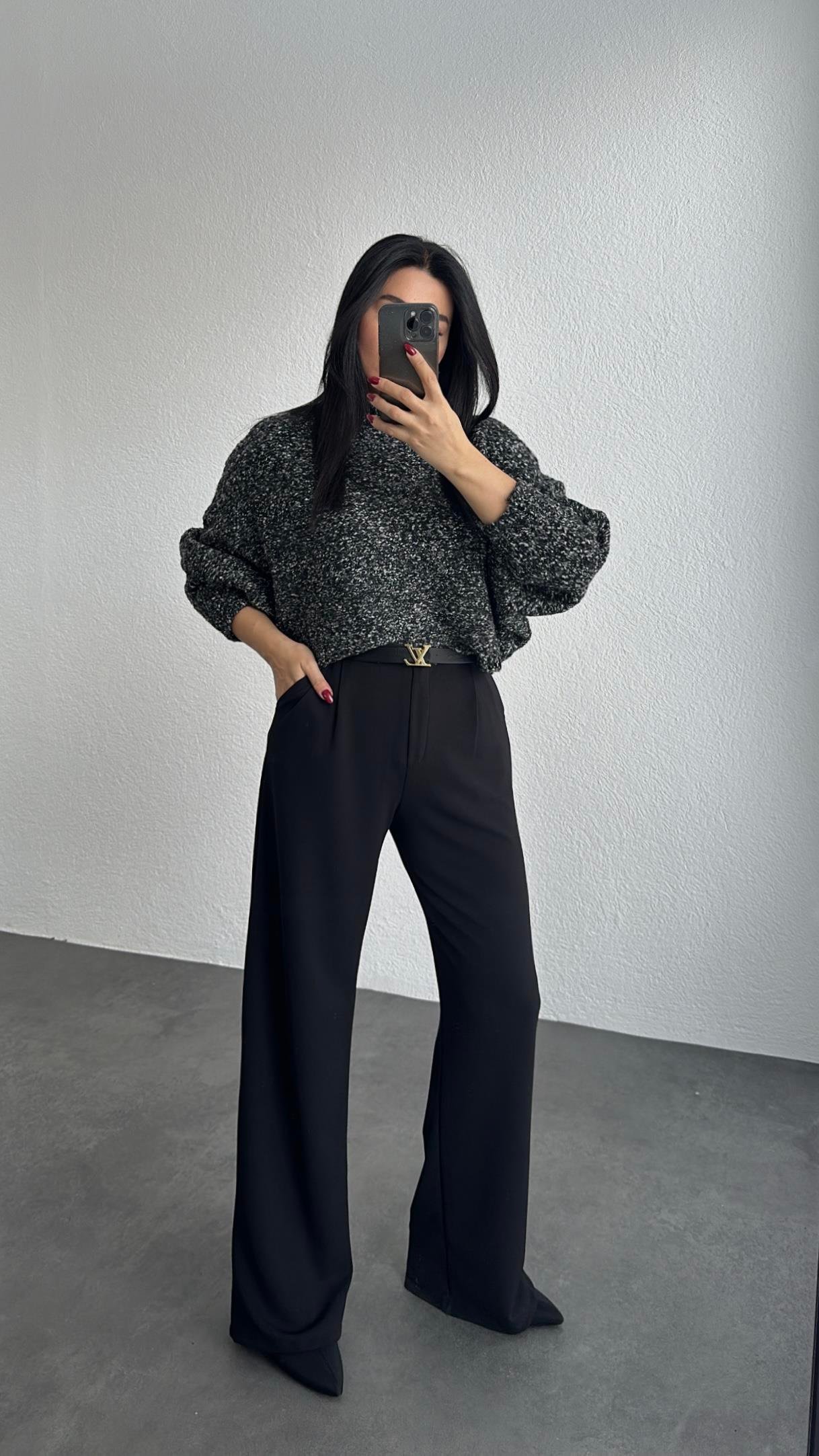 Siyah Marka Model Triko Kazak