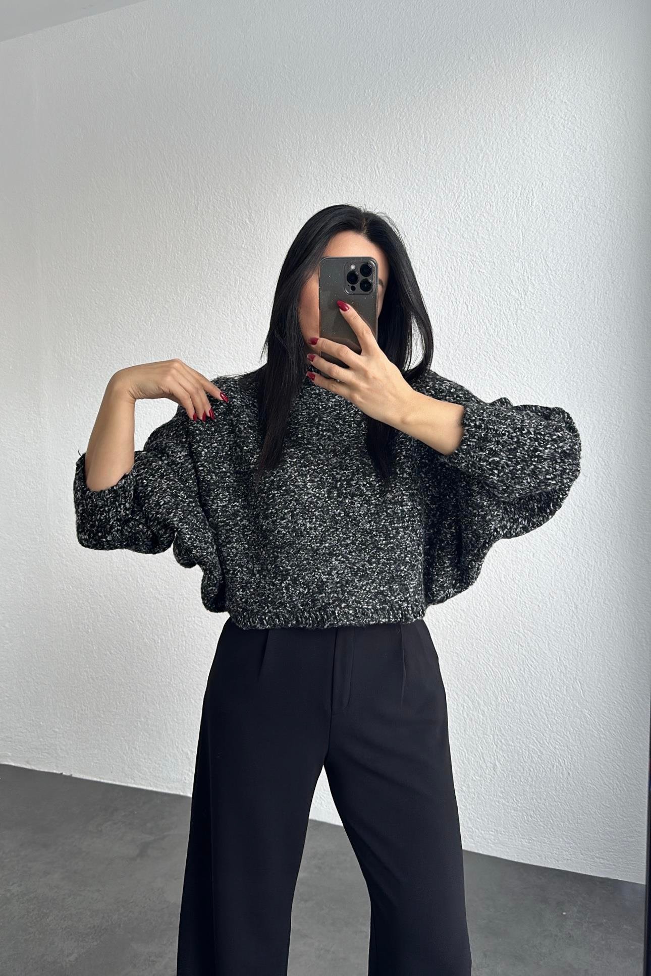 Siyah Marka Model Triko Kazak