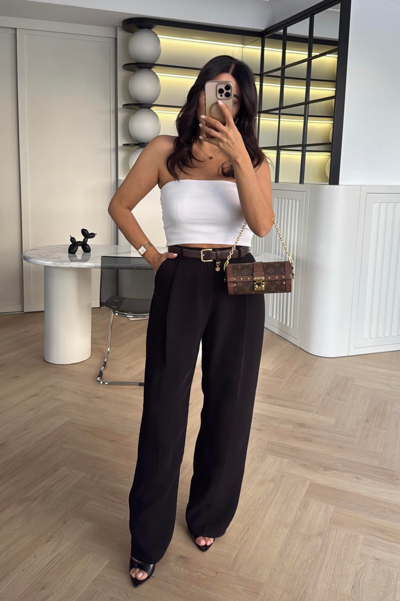 SİYAH PREMİUM SERİ PALAZZO PANTOLON 