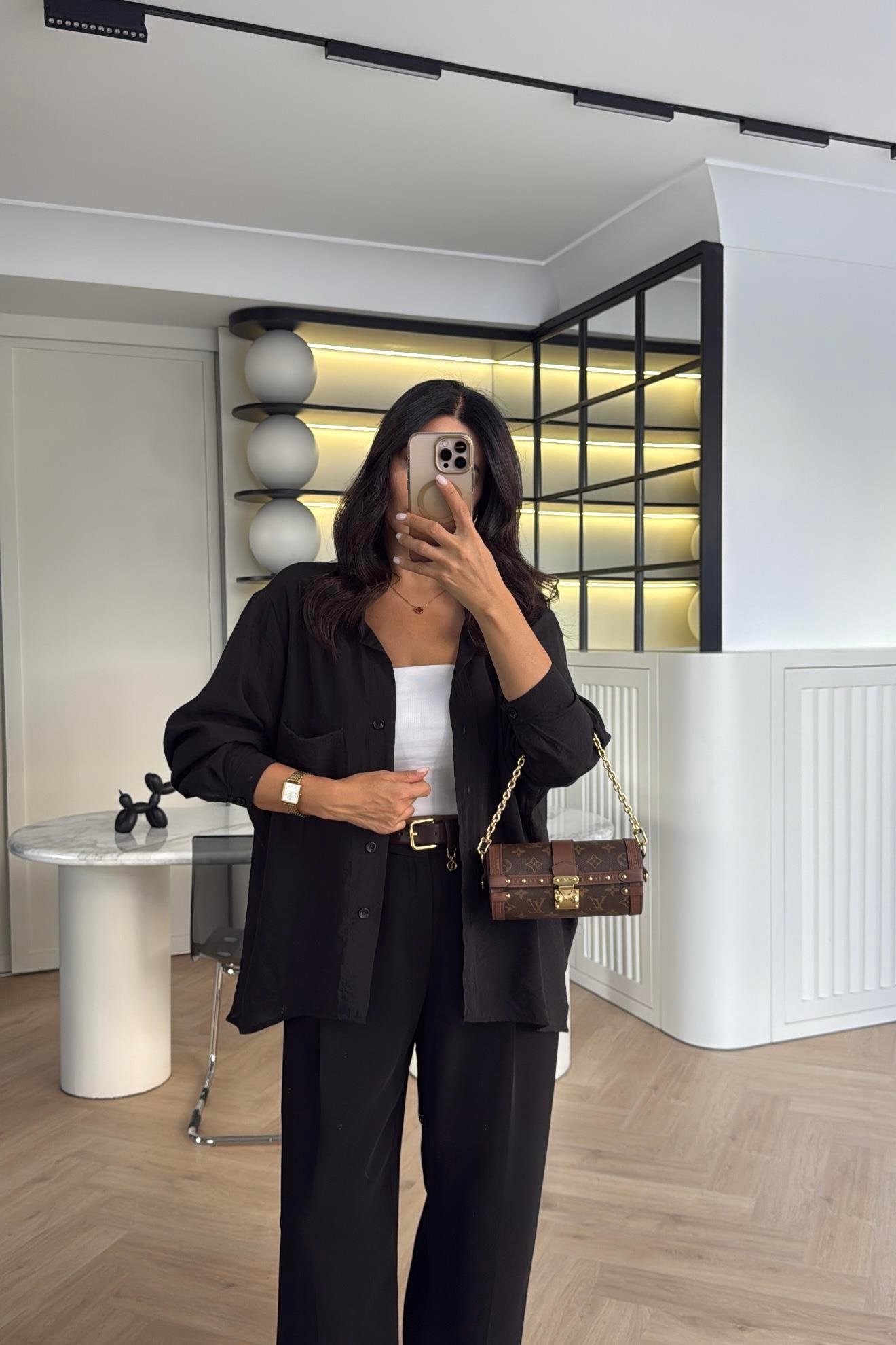 SİYAH PREMİUM SERİ PALAZZO PANTOLON 