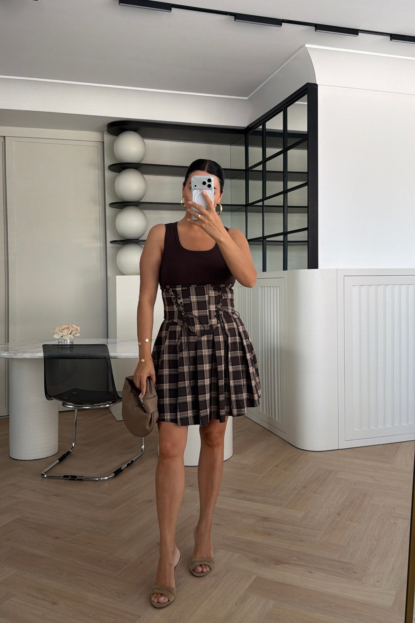 TASARIM EKOSELİ İKİLİ TAKIM KAHVE 