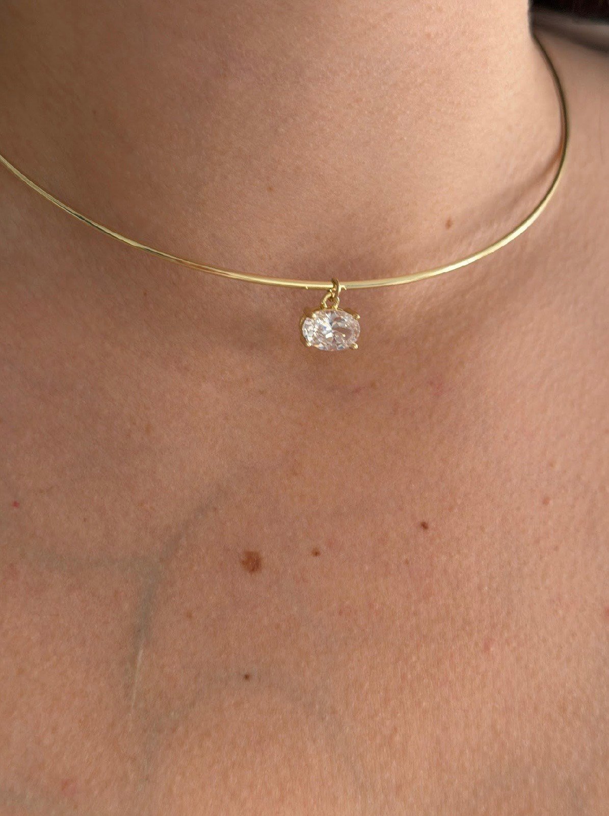 TAŞLI MARKİZ CHOKER KOLYE 